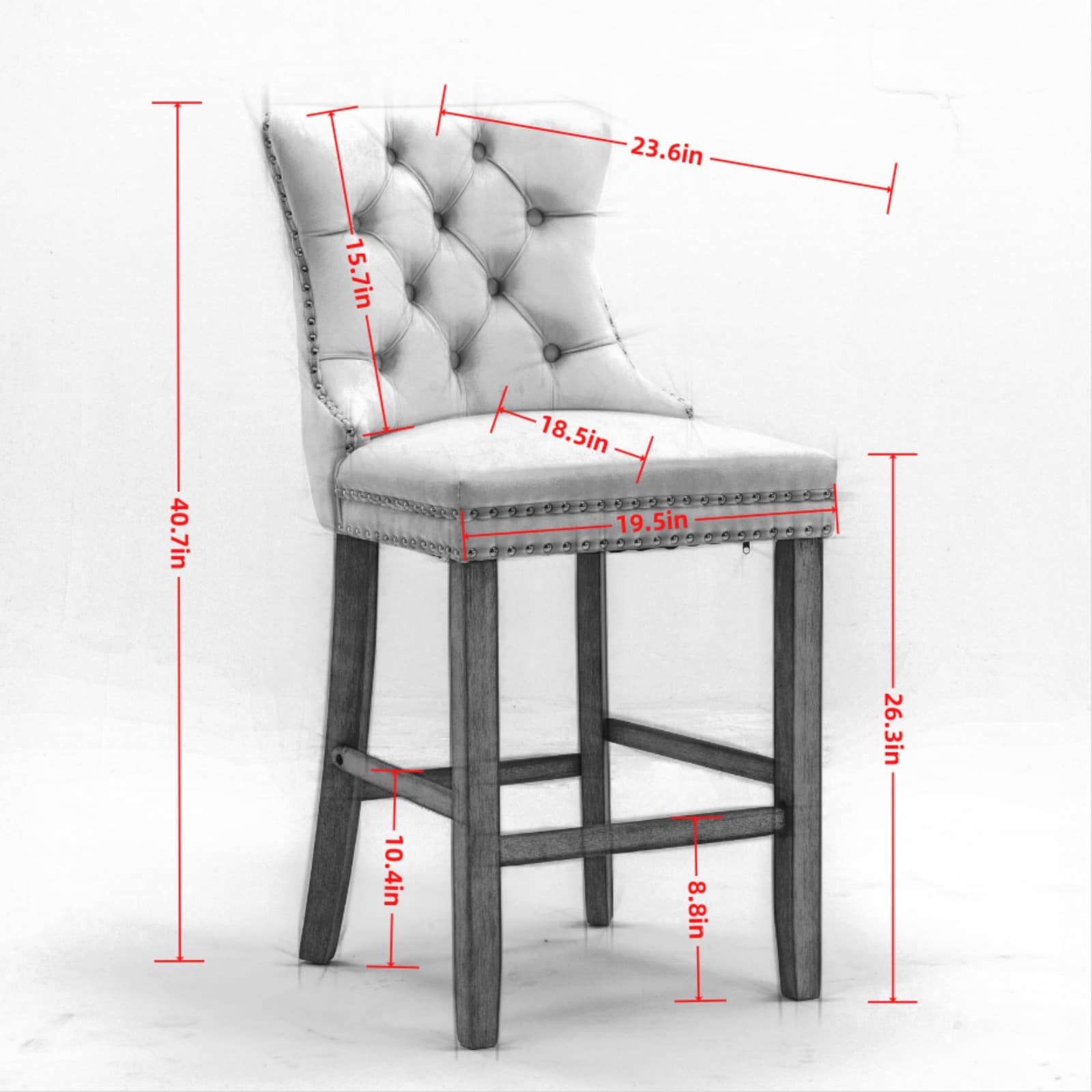 Hrinhom HC-W8001-GOLDEN stools - View #9