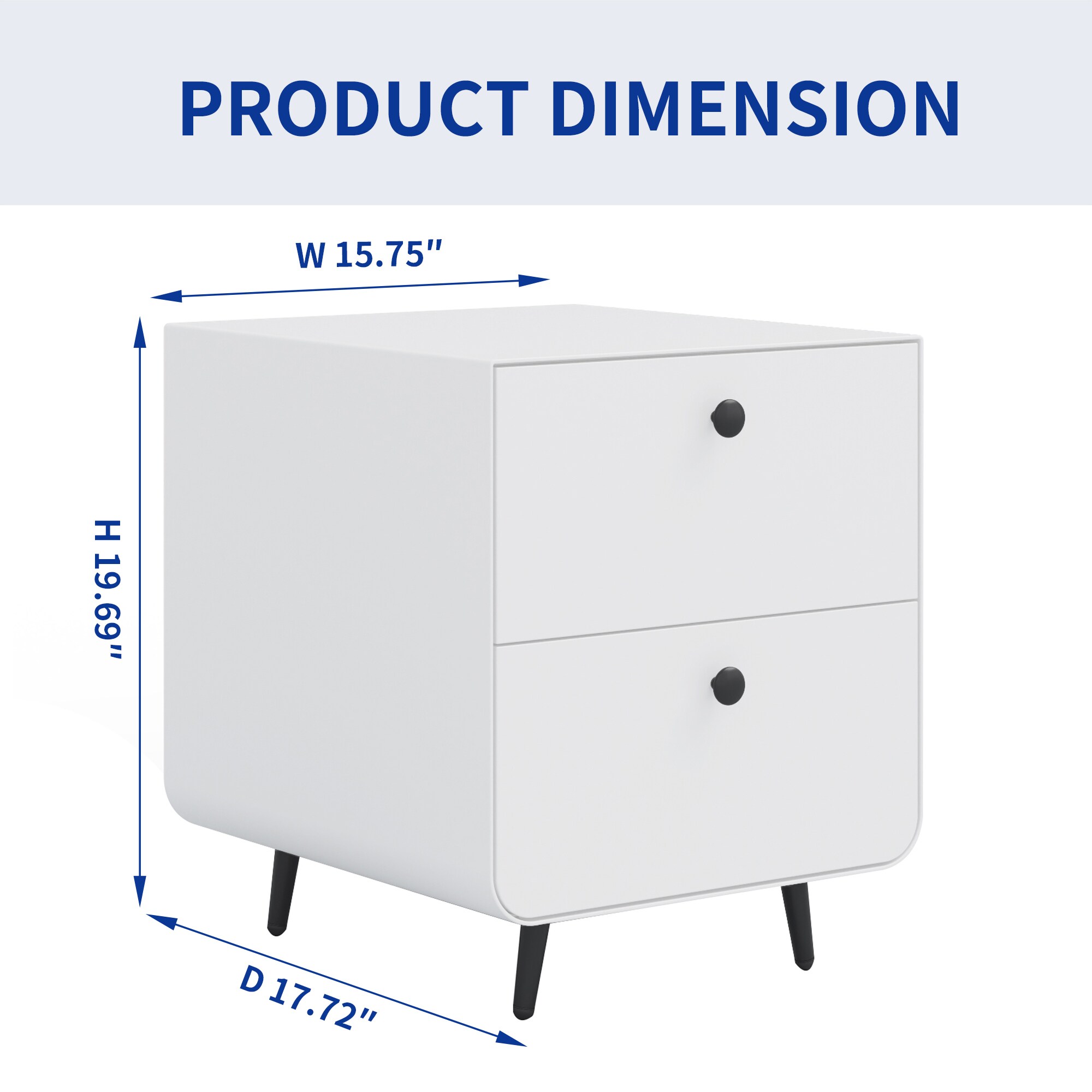SINOFURN SYA330136BK nightstands - View #5