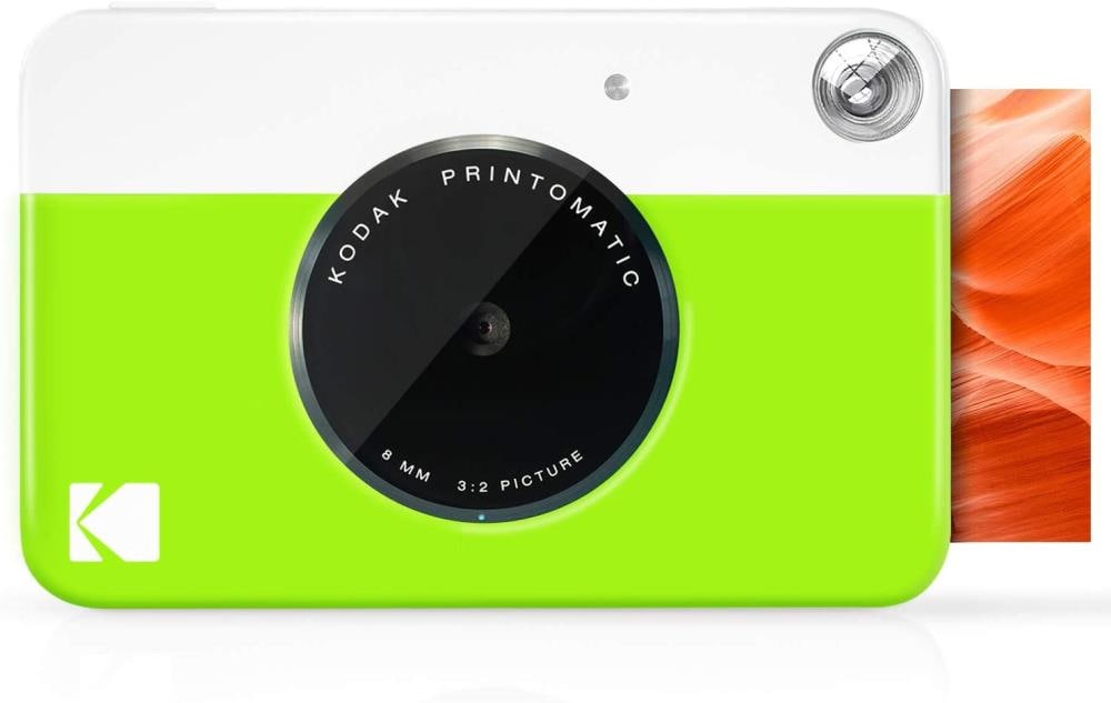 Kodak PRINTOMATIC Digital Instant Print Camera (Green) - 5MP, Zink 2x3  Prints, Bluetooth, Lithium-ion Battery - Capture & Print Memories Instantly  in the Smartphones & Cameras department at