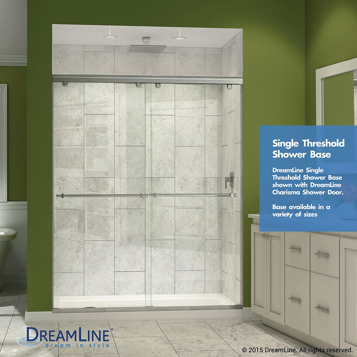 DreamLine SHTR-1130602-00  Right Hand Drain Shower Tray, White, Size  30 x 60 x 5, High quality acrylic top is scratch and stain resistant,  Slip-resistant textured floor for safe bathing