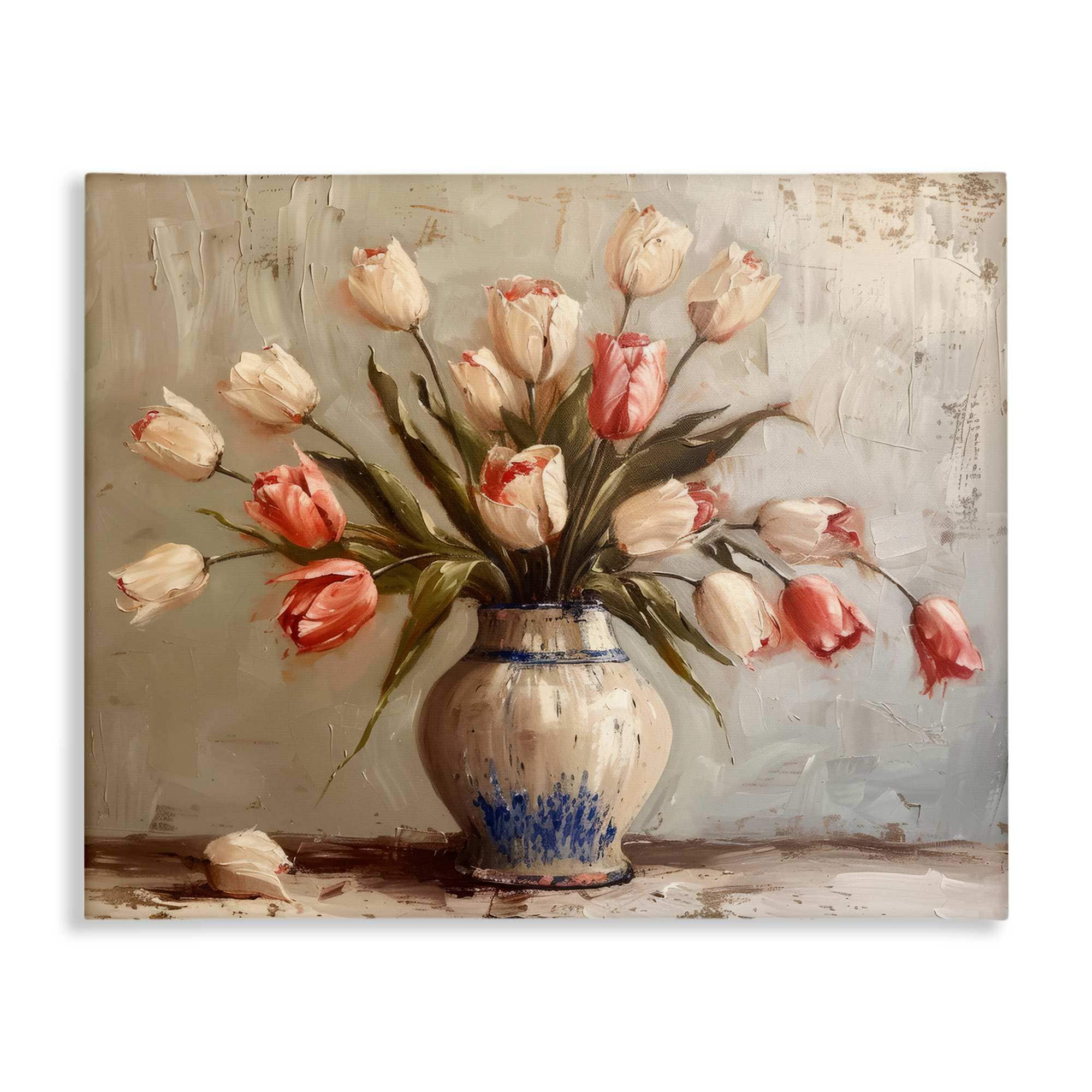 Stupell Industries BT-848-CN-36X48 Quiet Spring Tulips Canvas design by Arlington Prints