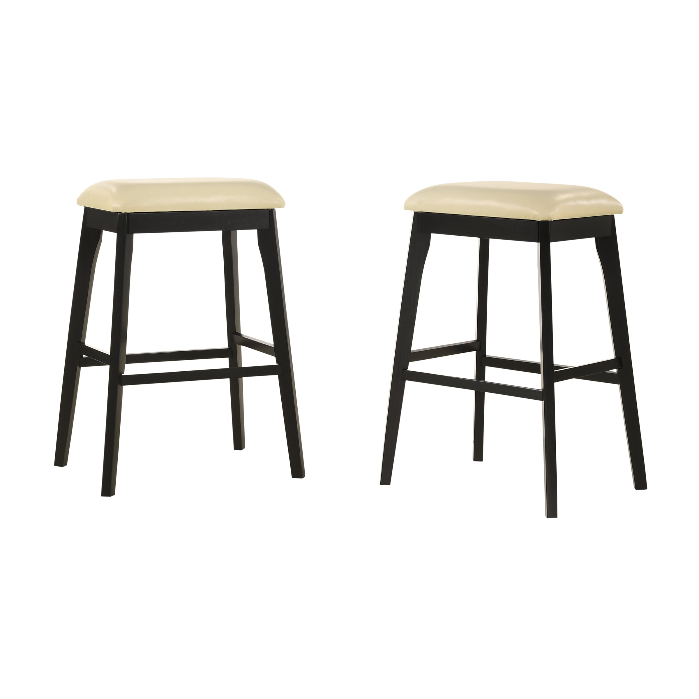 Cream backless bar online stools