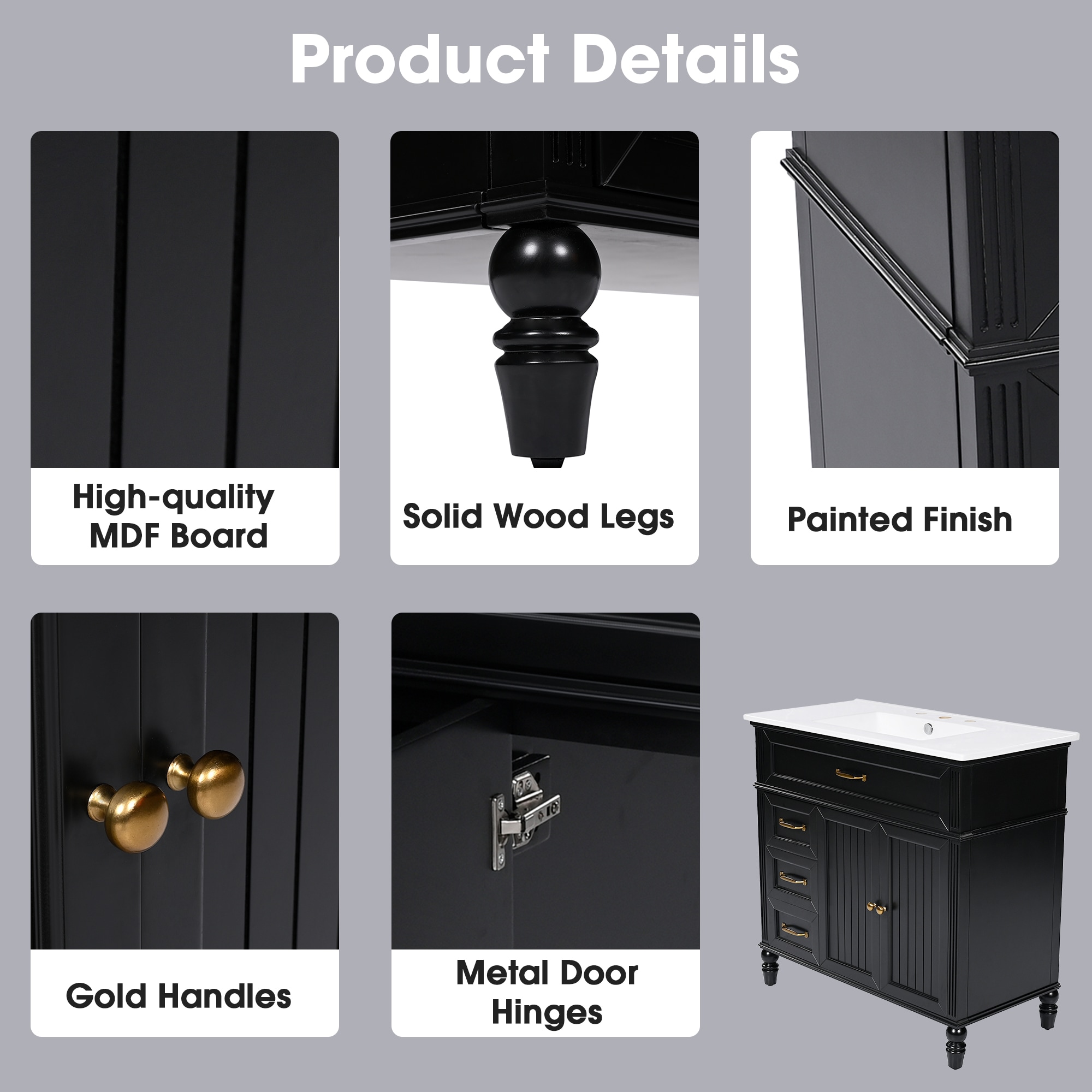 GDFStudio 322774 Bath-Vanity-Combo - View #5