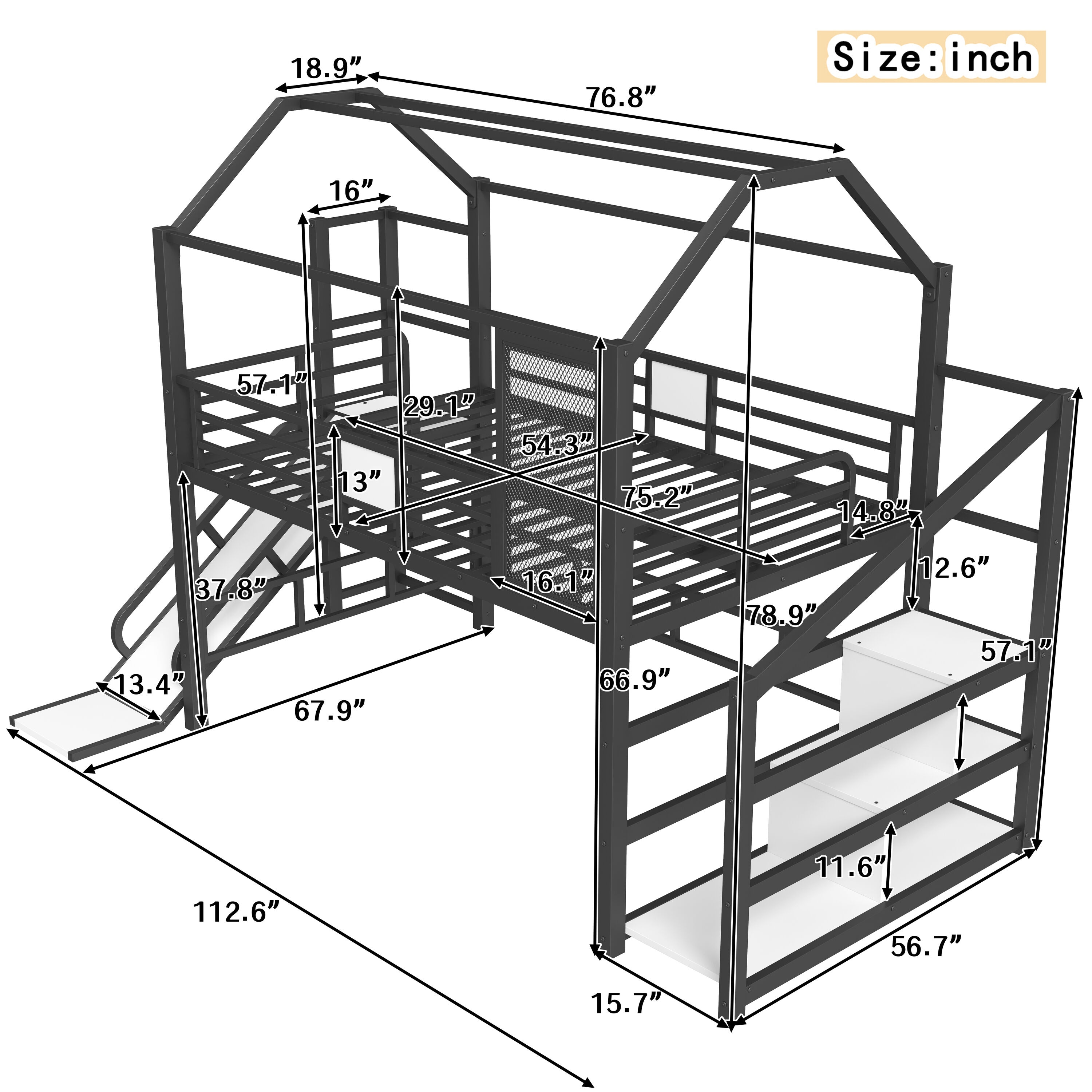 Bellemave 0S00350 Bunk-Beds - View #3