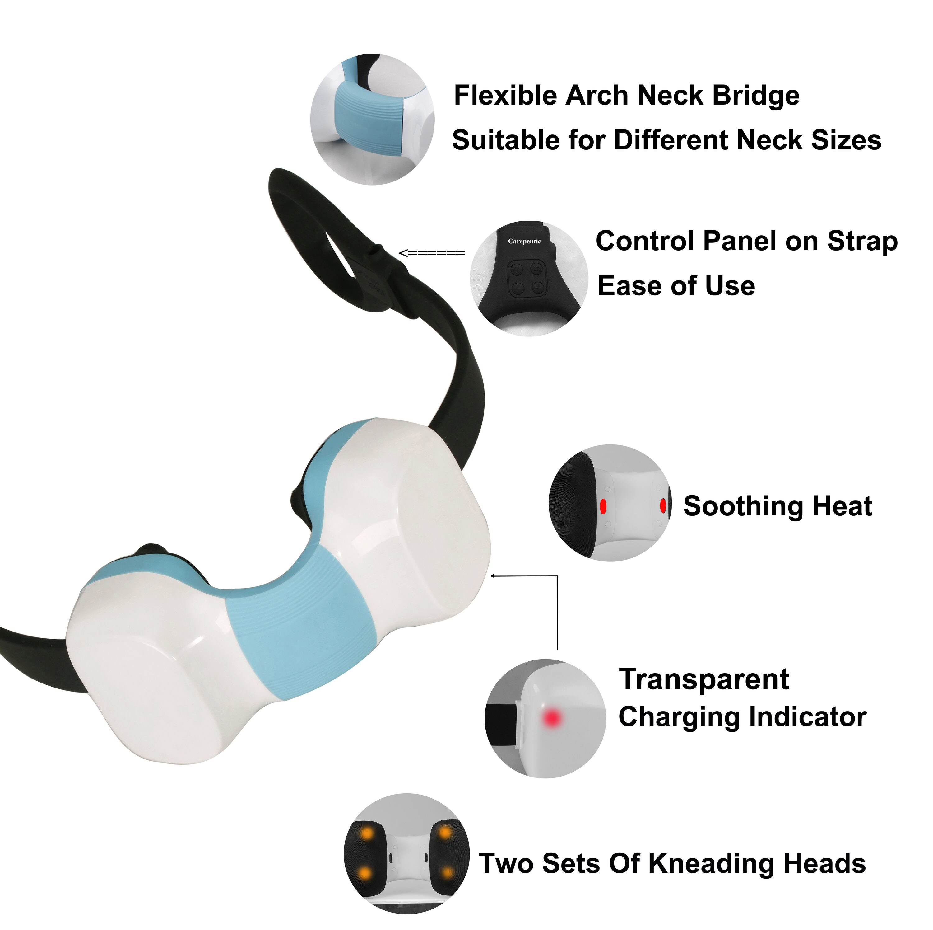 Osaki AmaMedic Neck Tens Massager - Handheld Plug-in Neck Massager
