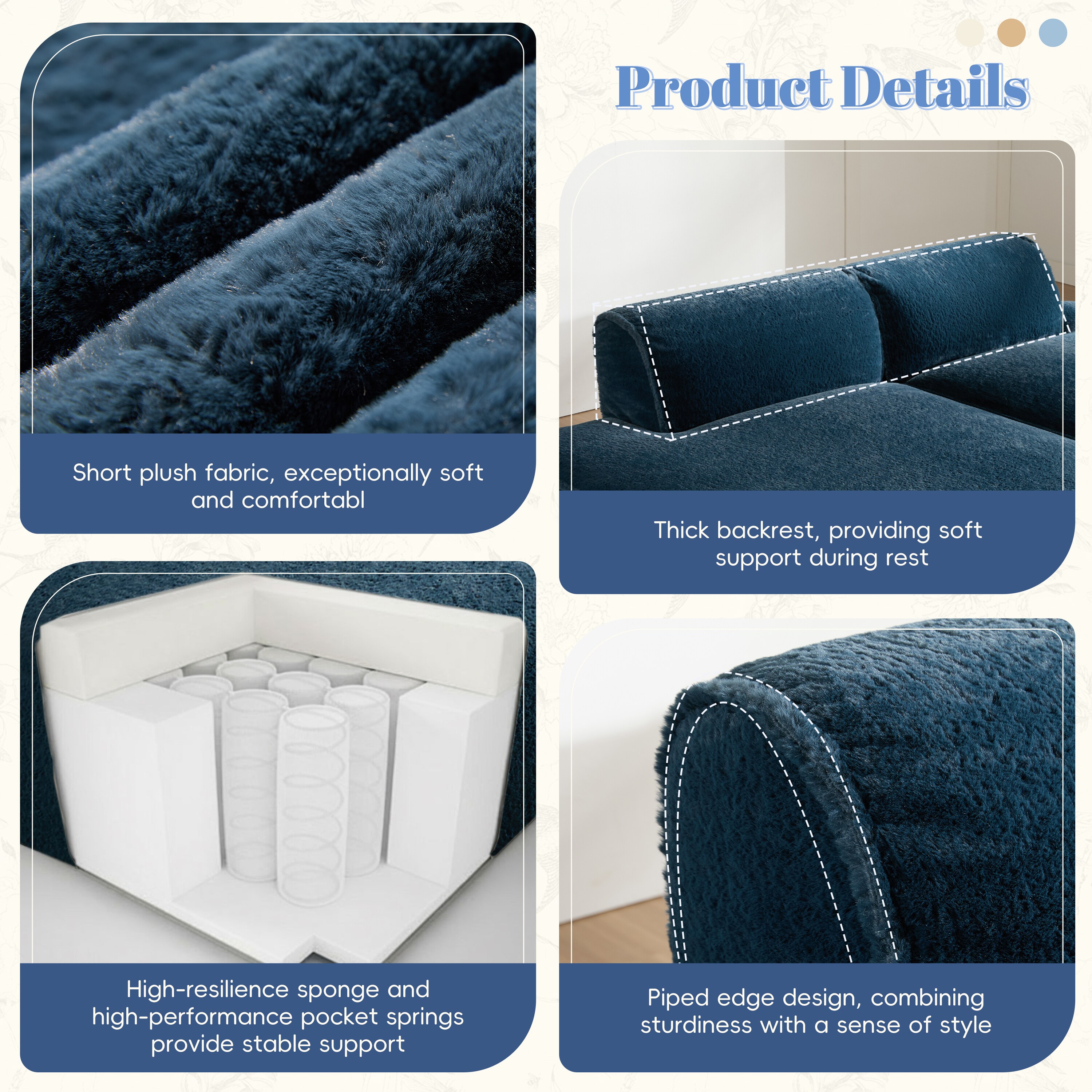 ModernLuxe N723S9701C Sofas-Loveseats - View #6