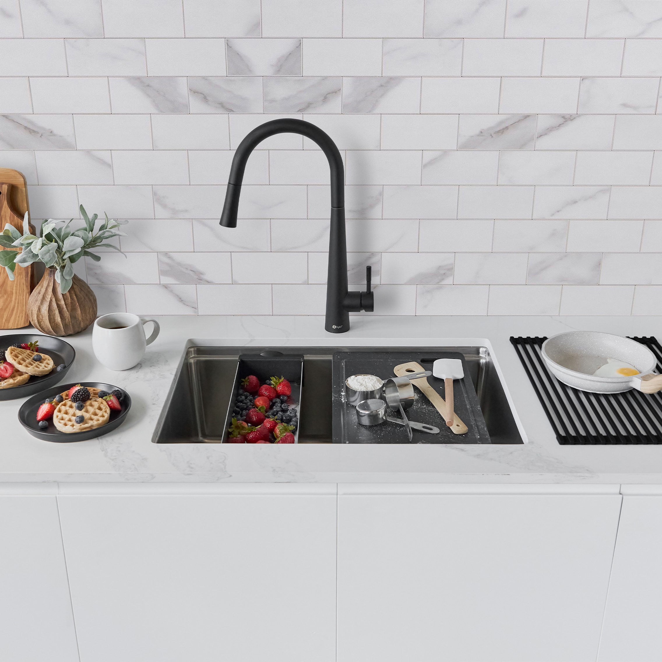 Stylish S-131W Kitchen-Sinks - View #14