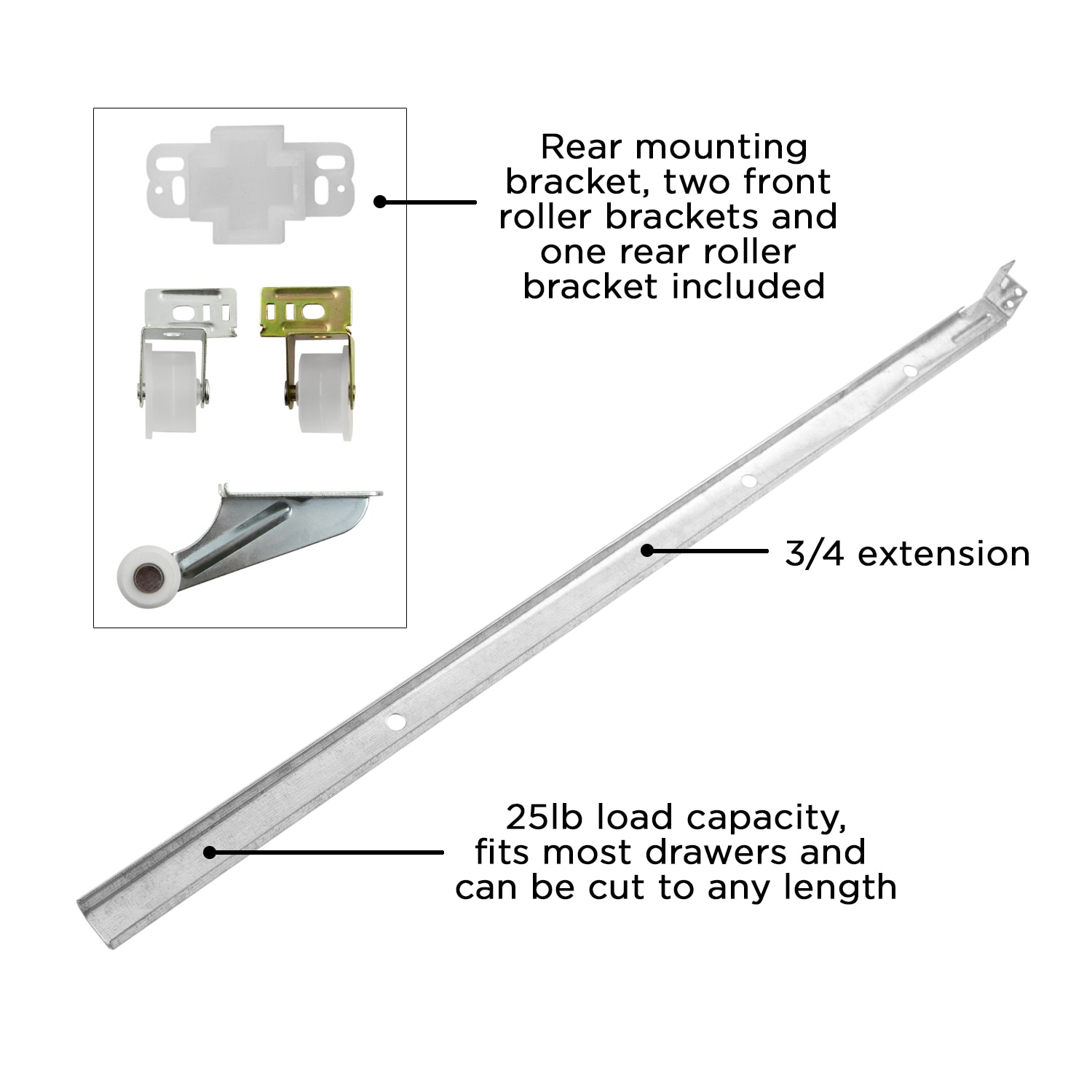 Hickory Hardware P1175-2C-5B Drawer-Slides - View #4