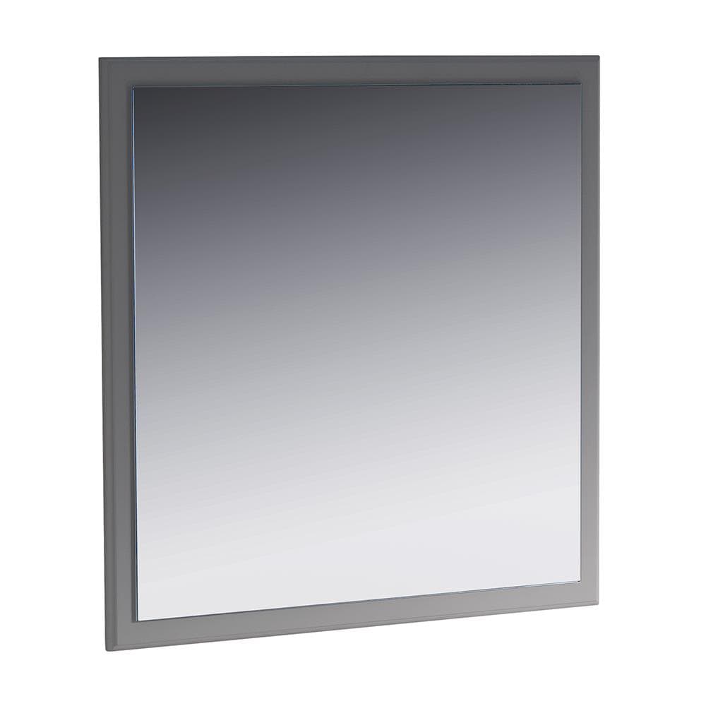Fresca FMR2036GR Oxford 31.87-Inches x 31.87-Inches Beveled Square Bathroom Vanity Mirror ( Grey )