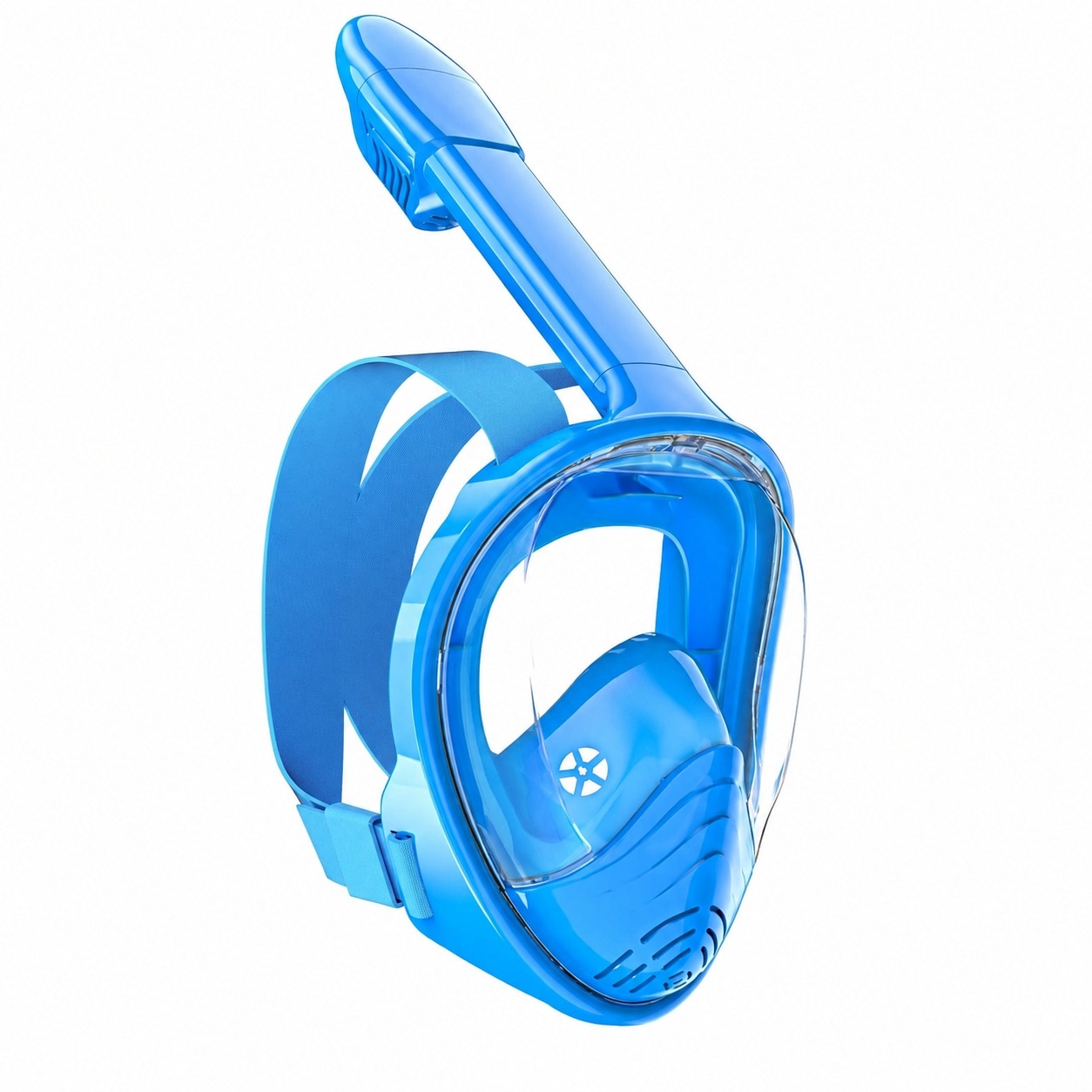 Aoibox  Kids Foldable Full Face Snorkel Mask with Camera Mount and 180 Degree Panoramic View for Beginners Face
