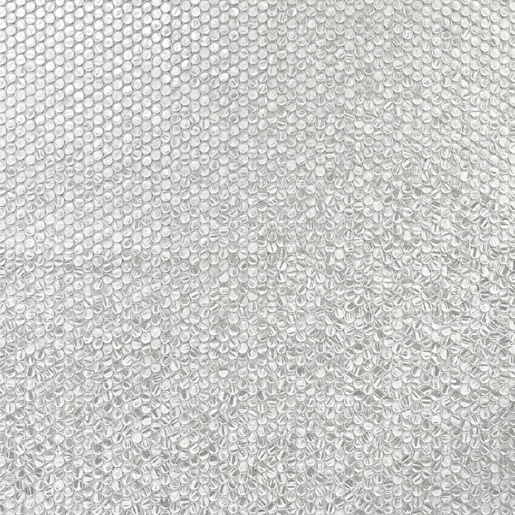 Apollo Tile APLAPN8807A Majeste Silver 12-in x 12-in Glossy Glass Mosaic Floor and Wall Tile ( 10.34-sq ft Carton )
