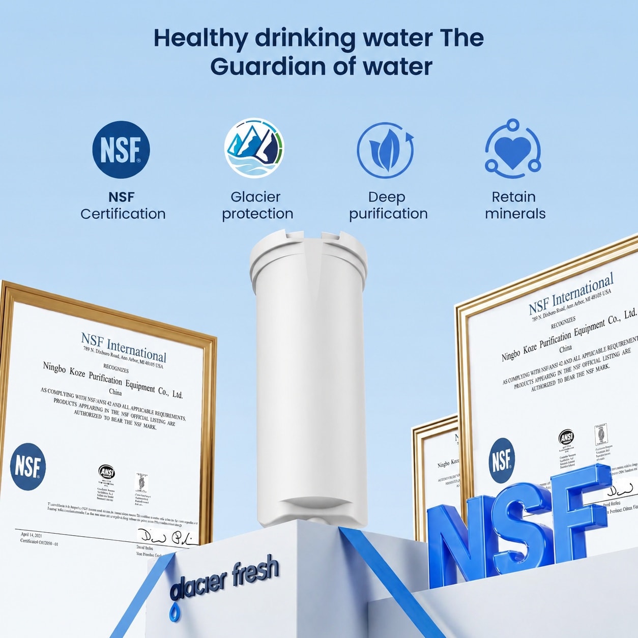 Anqtovp LAN0520N025 Refrigerator-Water-Filters - View #6