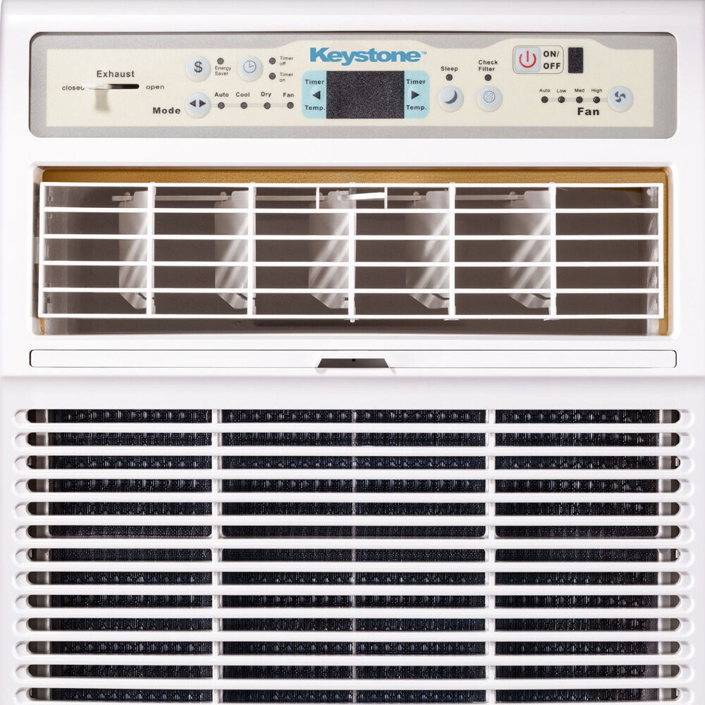Keystone 26" White Metal Wall Sleeve for Air Conditioners