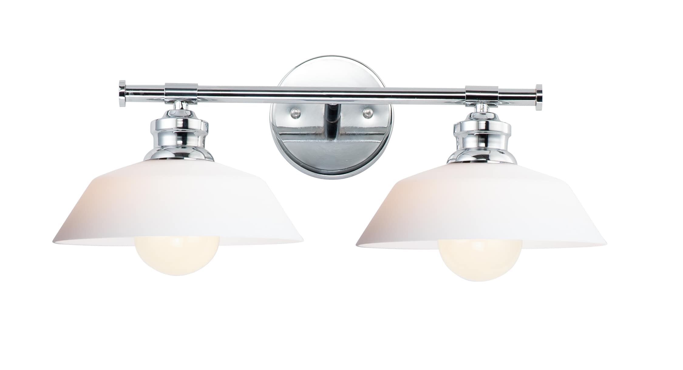 Maxim Lighting 11192SWPC Willowbrook 20-in 2 -Light Polished Chrome Transitional Vanity light