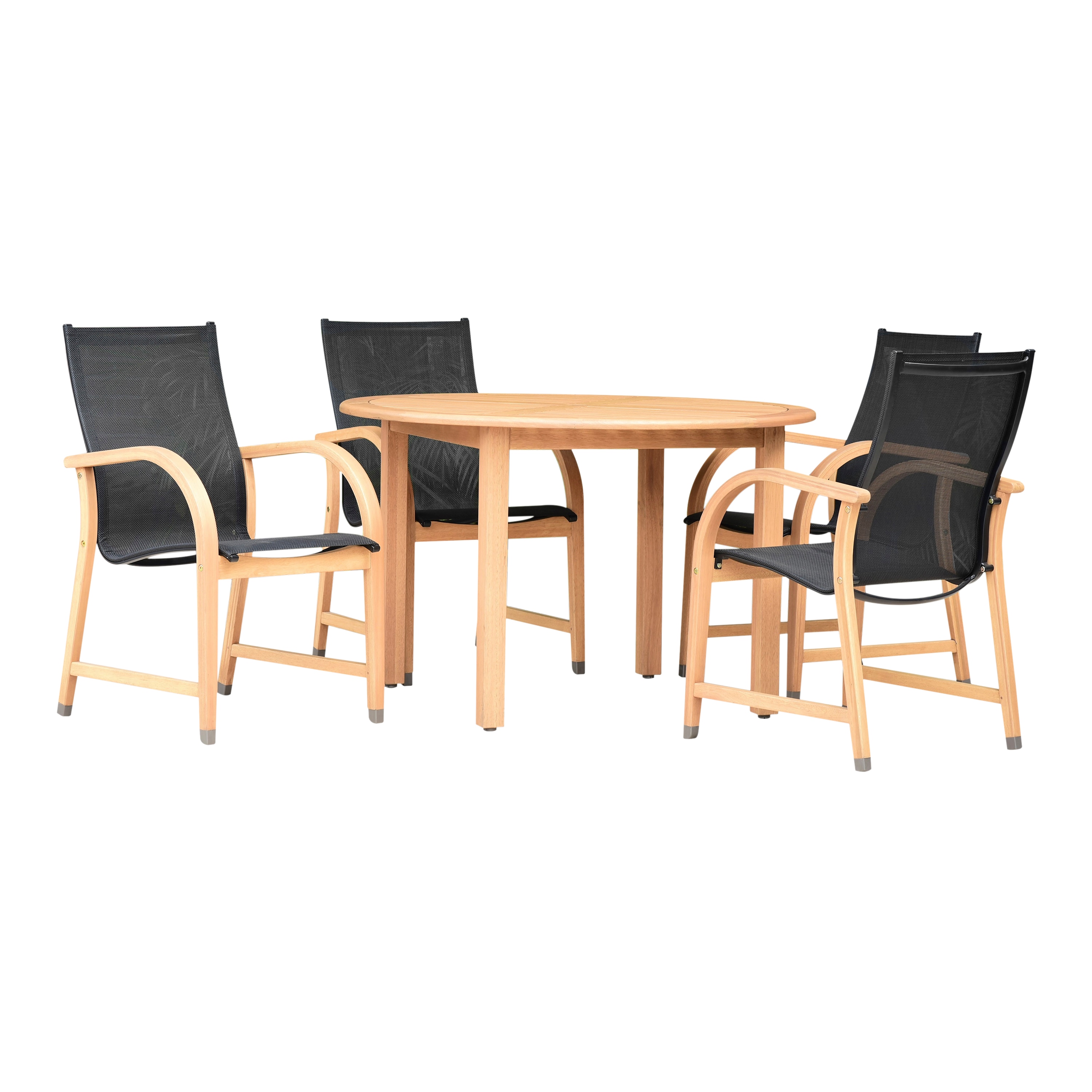 Get Grande 7-piece Eucalyptus Wood Outdoor Patio Furniture Dining Set in MI  at English Gardens Nurseries  Serving Clinton Township, Dearborn Heights,  Eastpointe, Royal Oak, West Bloomfield, and the Plymouth - Ann