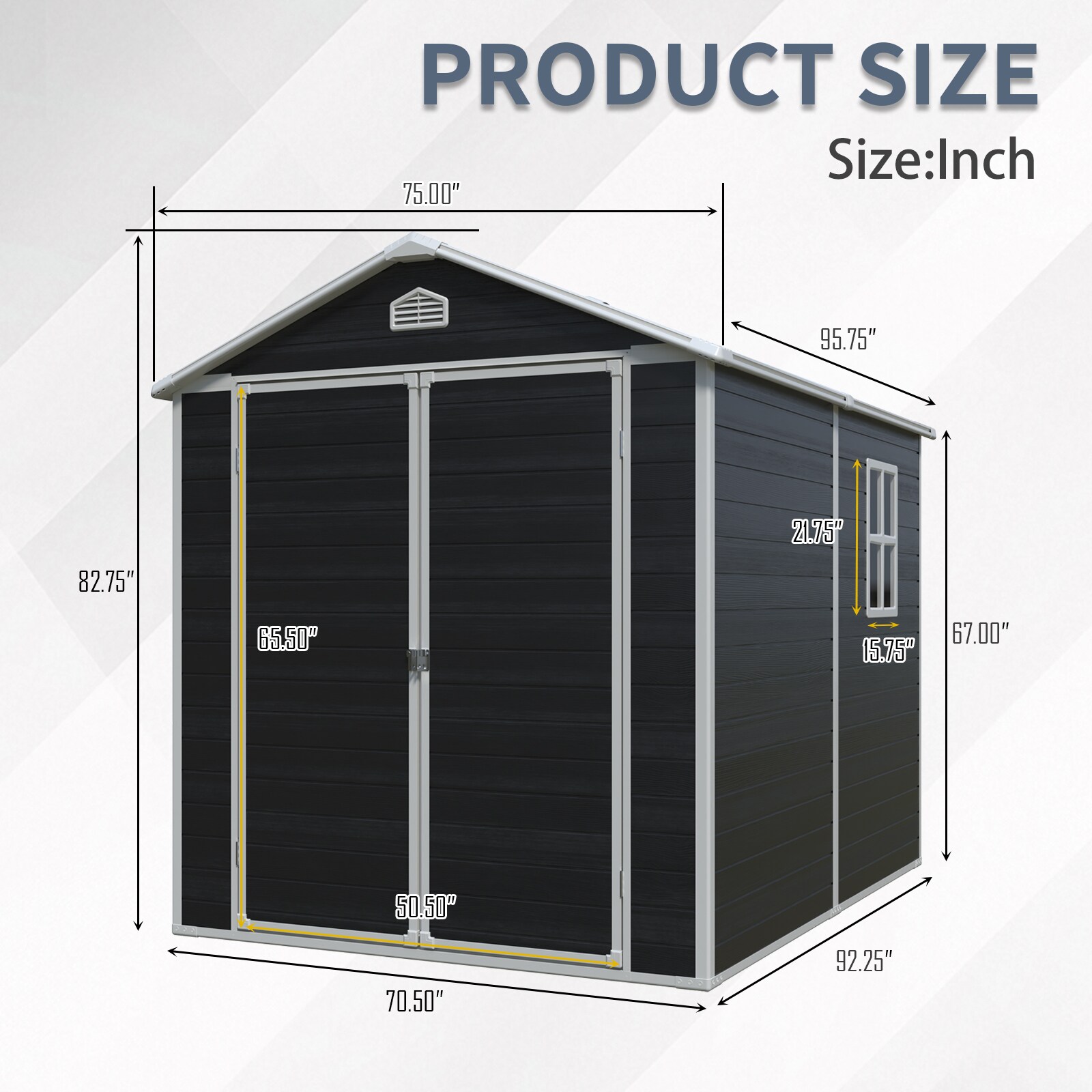 Wooakway FXLS0604-603Z293 Metal-Storage-Buildings-Sheds - View #7