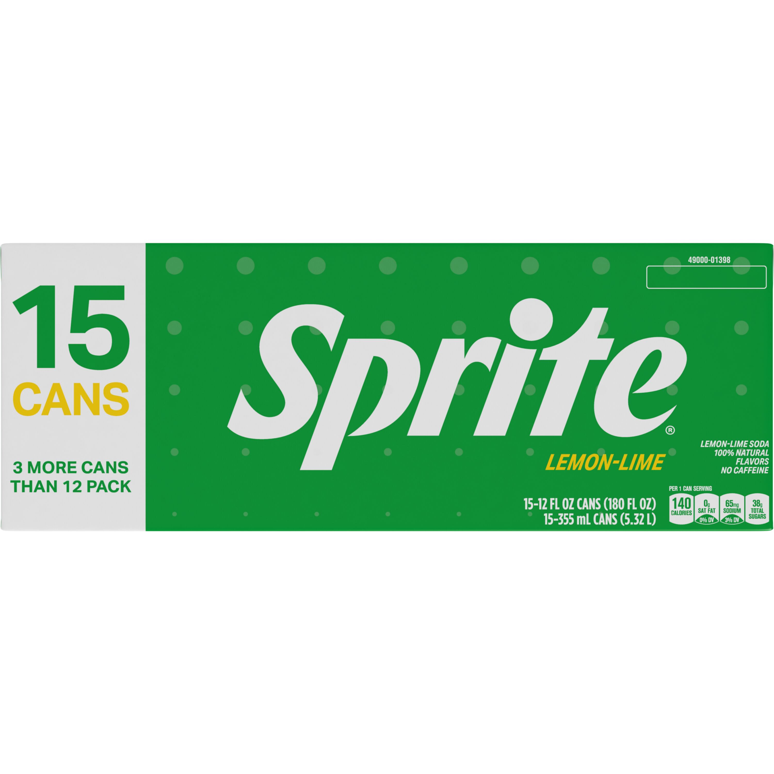 Sprite 00049000013986 Soft-Drinks - View #3