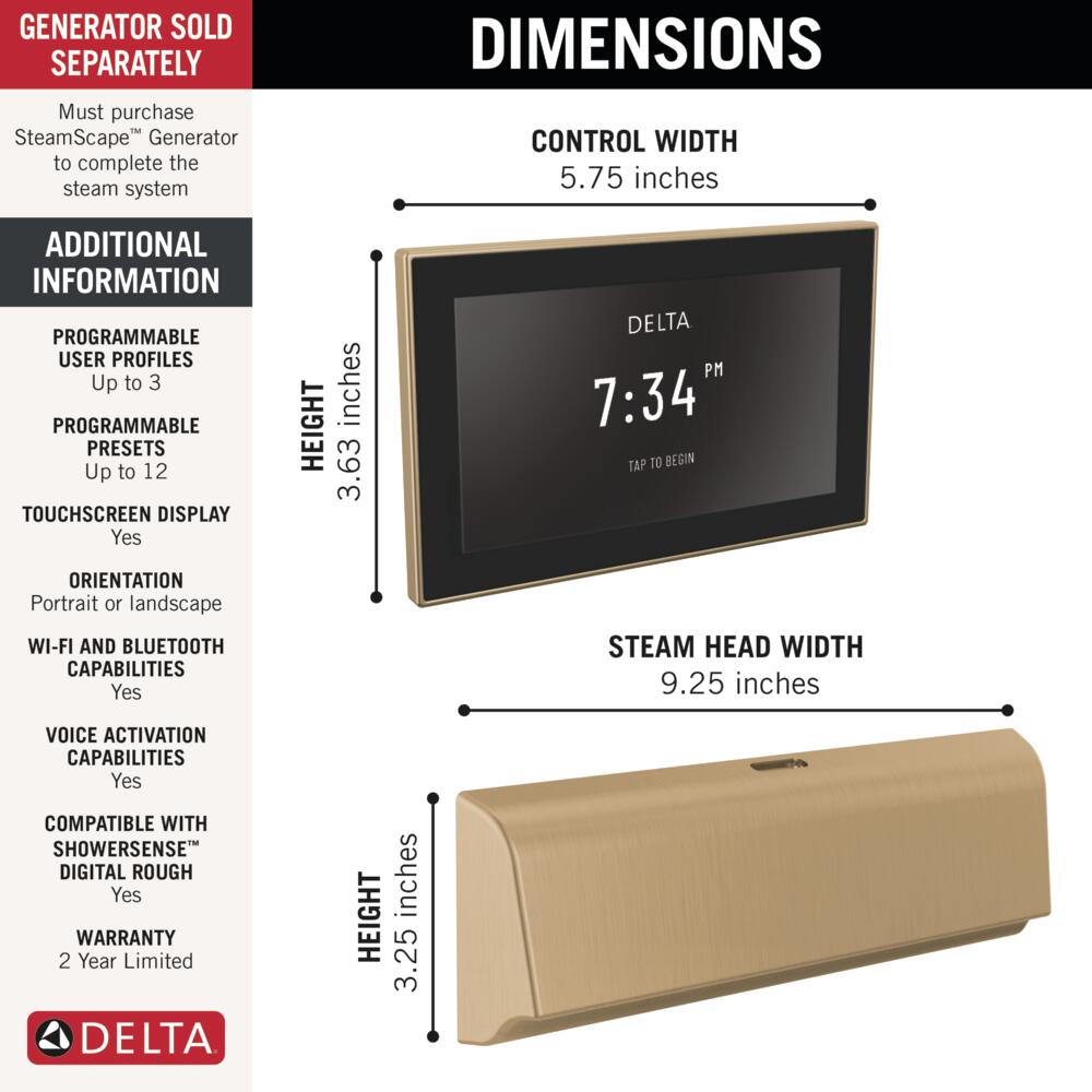 Delta 5CB-550L-CZ-PR Steam-Showers - View #2