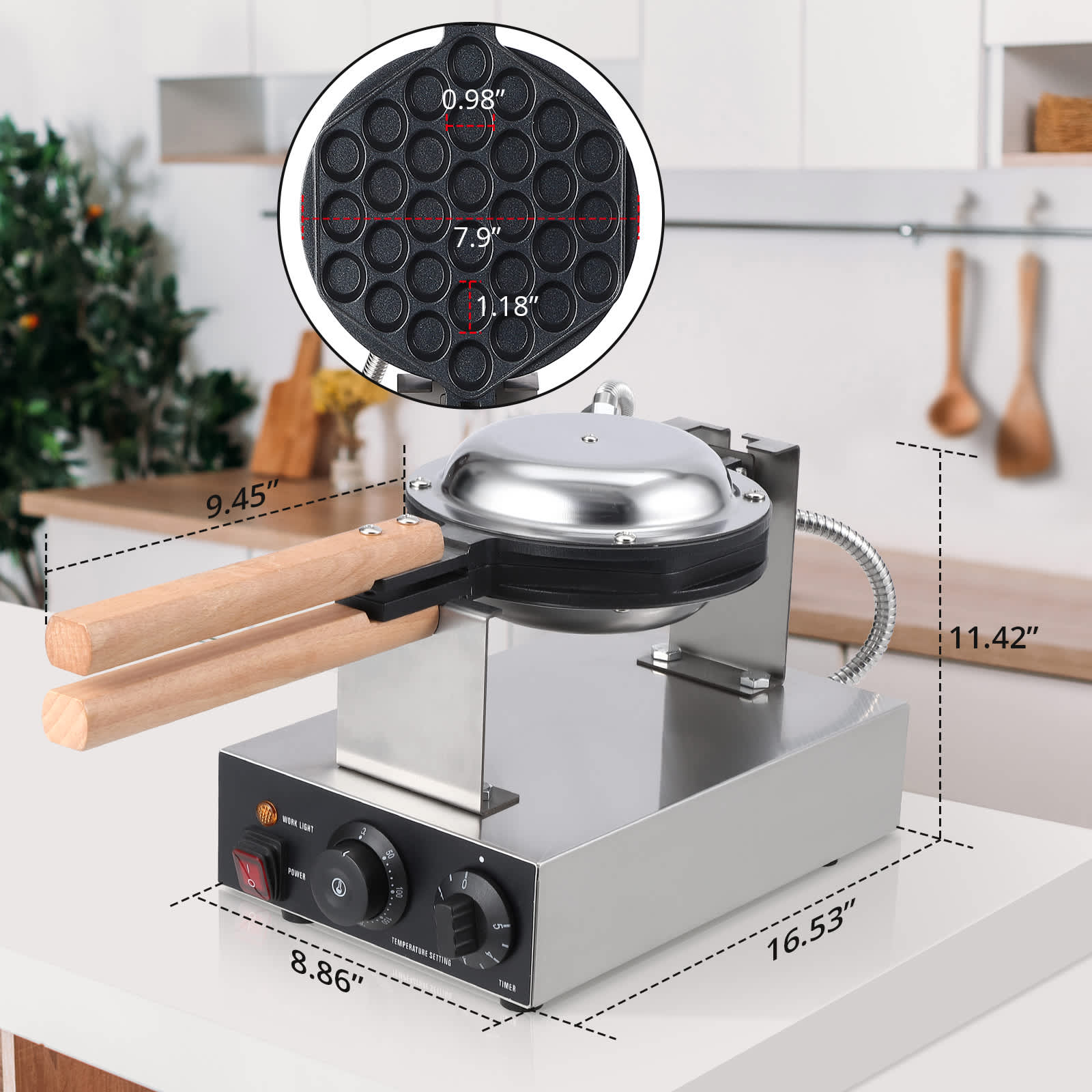 Qeetex CJ-PHO-14K953QD Waffle-Makers - View #7