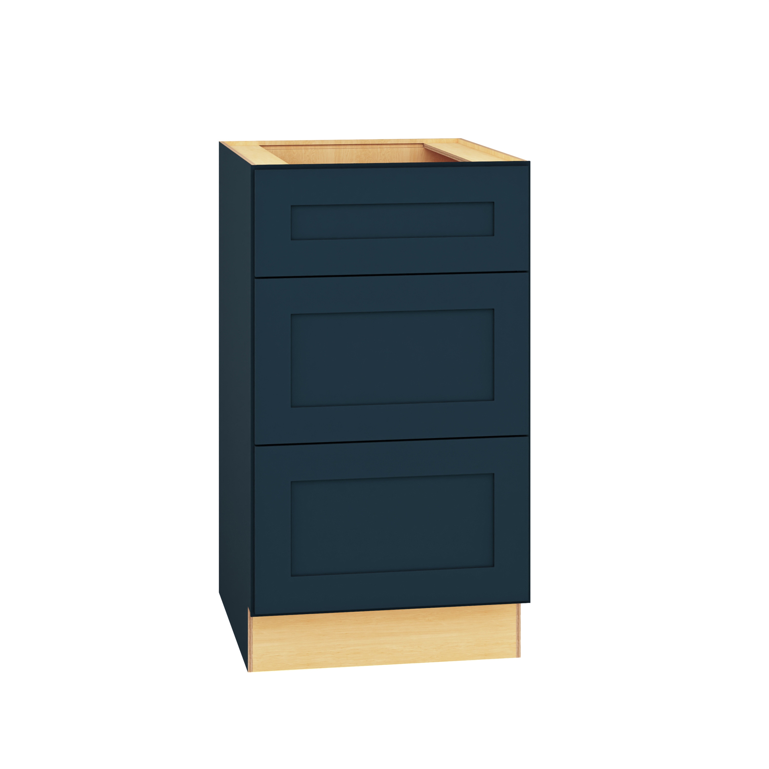Diamond Express 330 VDB1832.521 Jamestown 18-in W x 32.5-in H x 21-in D Regatta Blue 3 -Drawer Wood Wall-mount Cabinet Banks