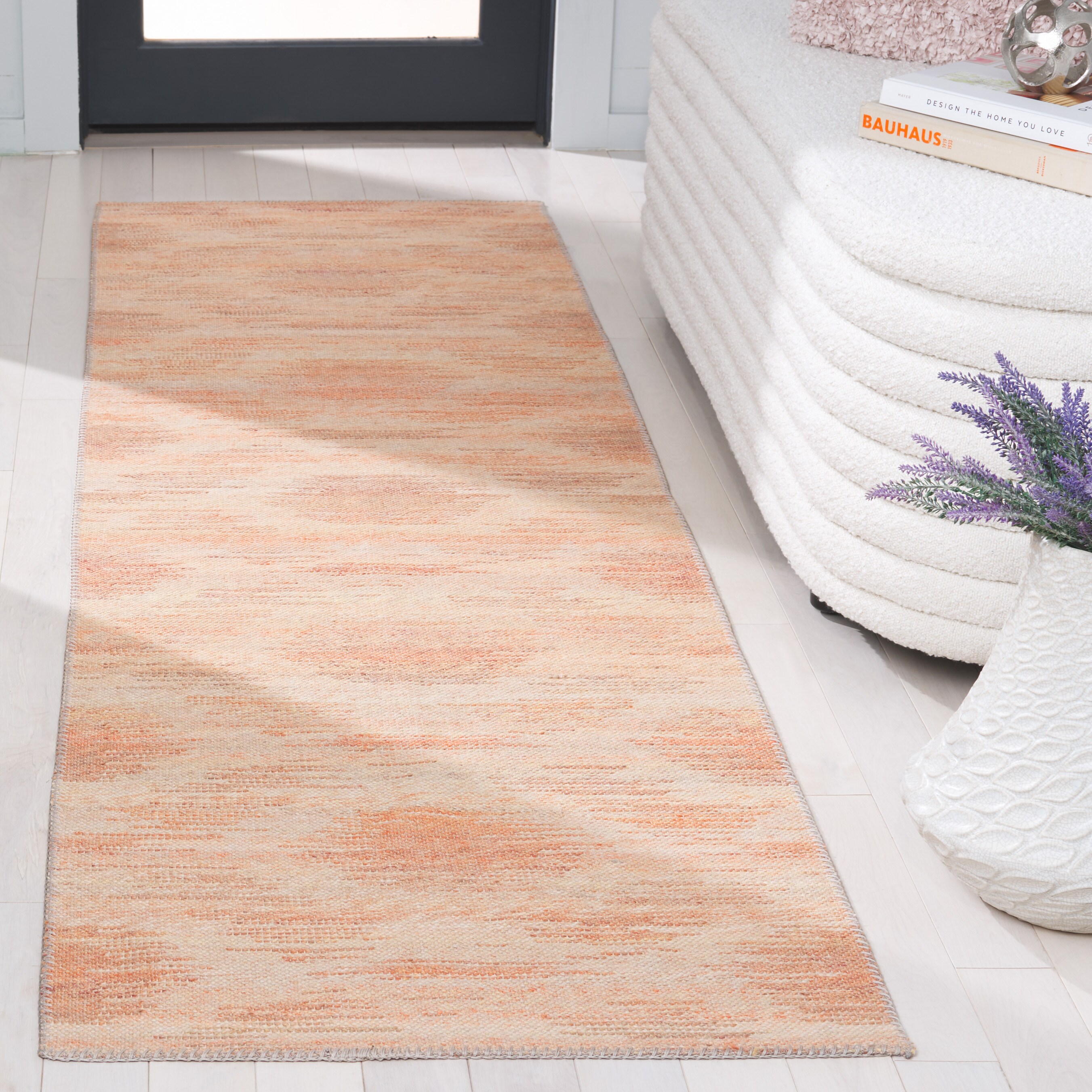 Cabo 373Q Red Beige 2ft-3in x 8ft Contemporary Rug