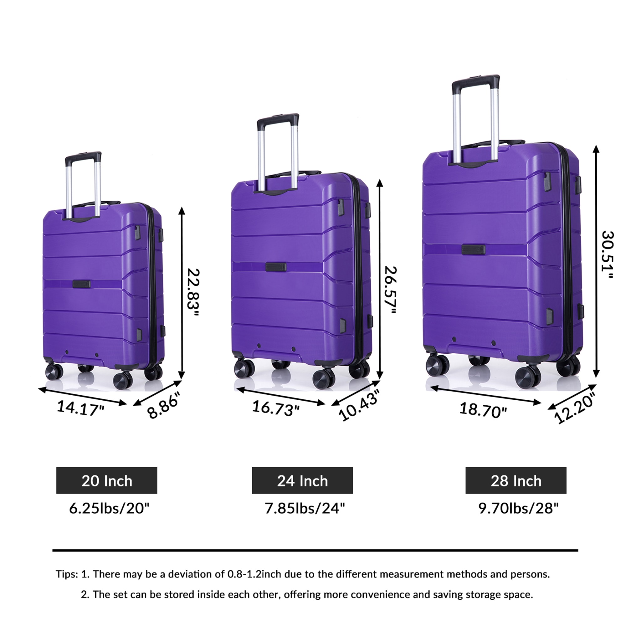 SINOFURN SYD9400007PP Luggage-And-Luggage-Sets - View #2