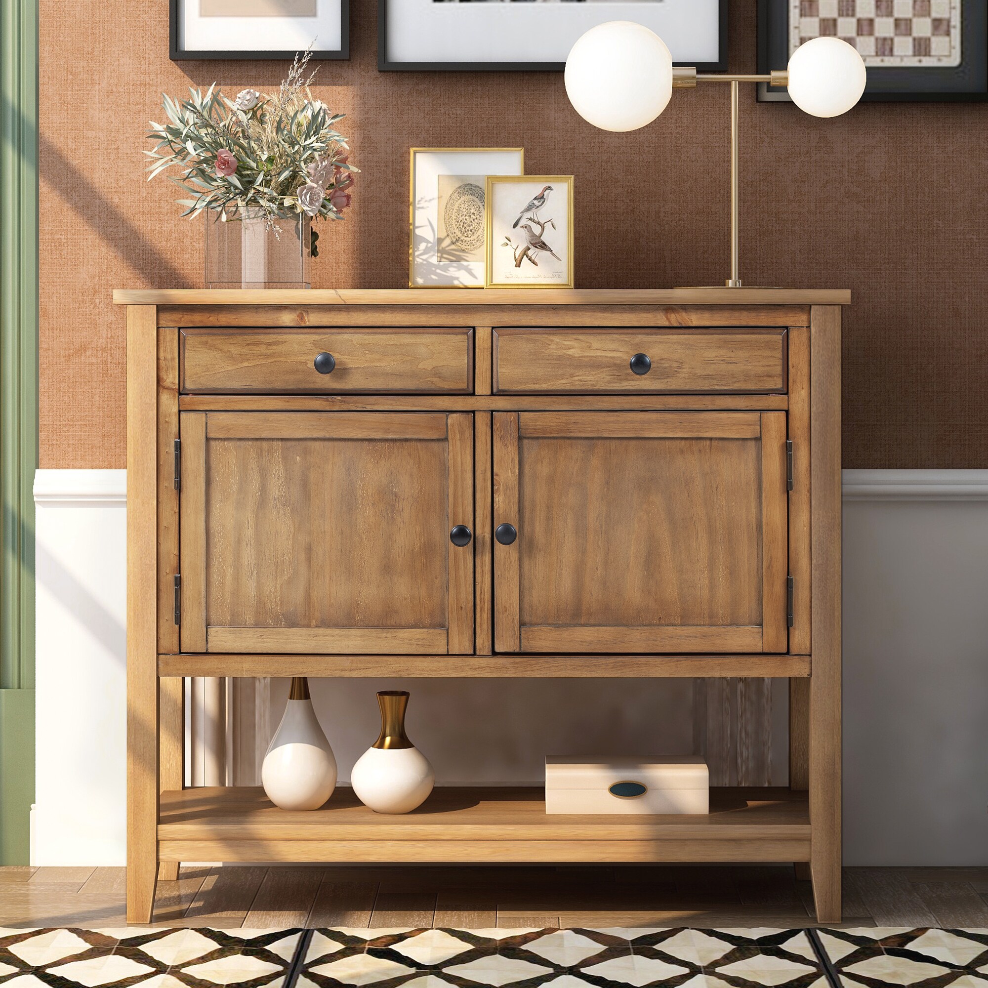 CASAINC BH-497AAD Modern Wood Console Table