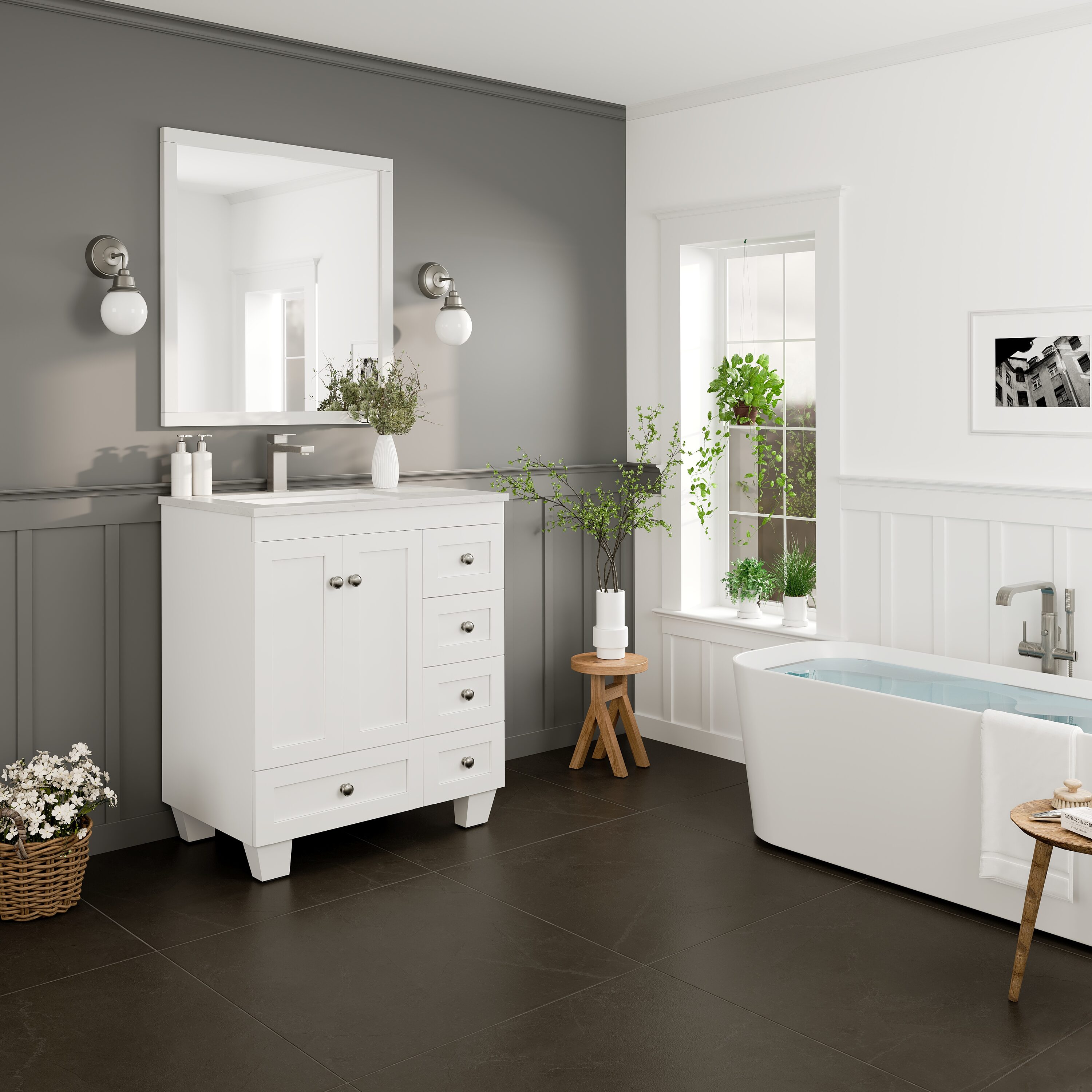 Eviva EVVN30-30X18WH Bath-Vanity-Combo - View #7