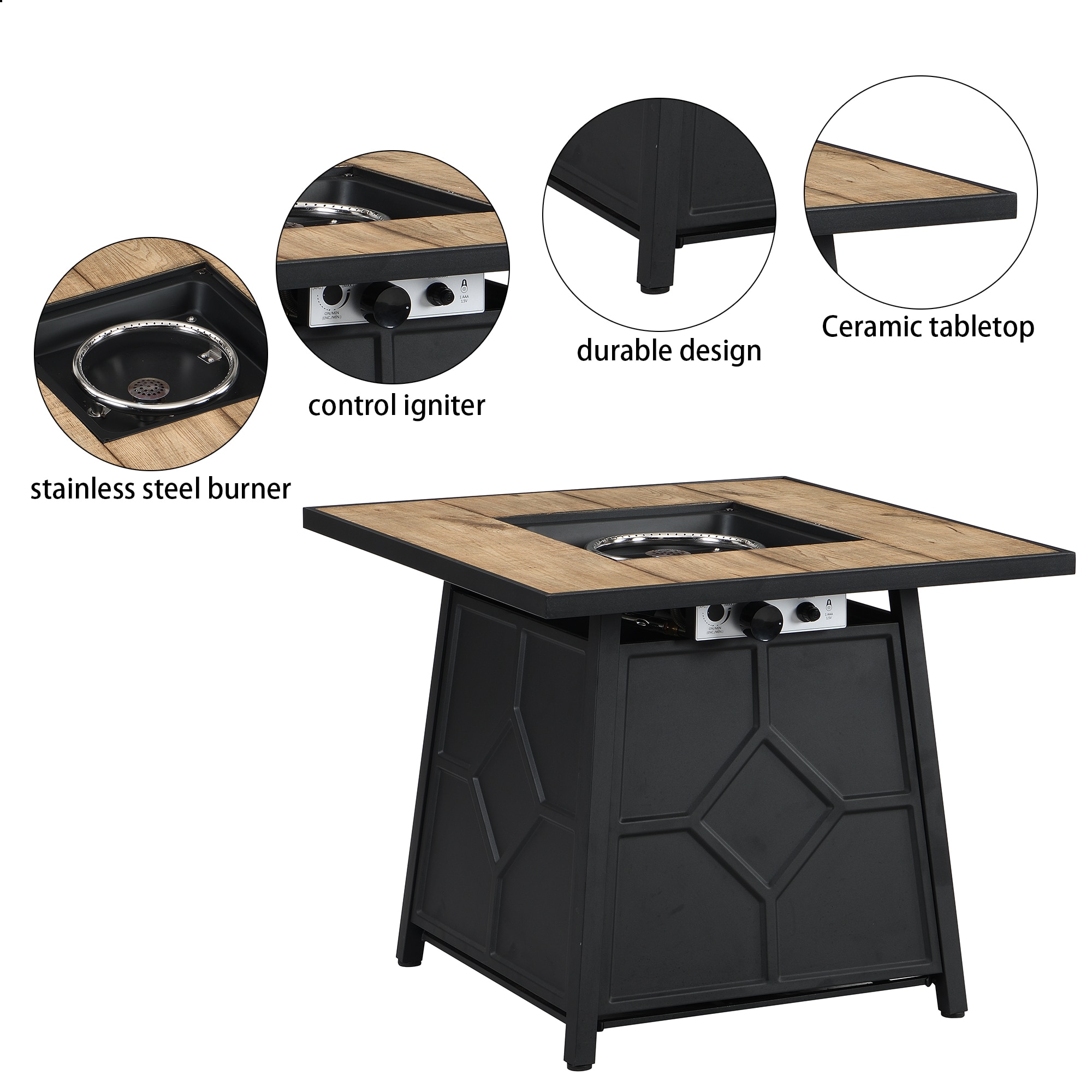 CESICIA W225-OPS-235 Outdoor-Gas-Fireplaces - View #4