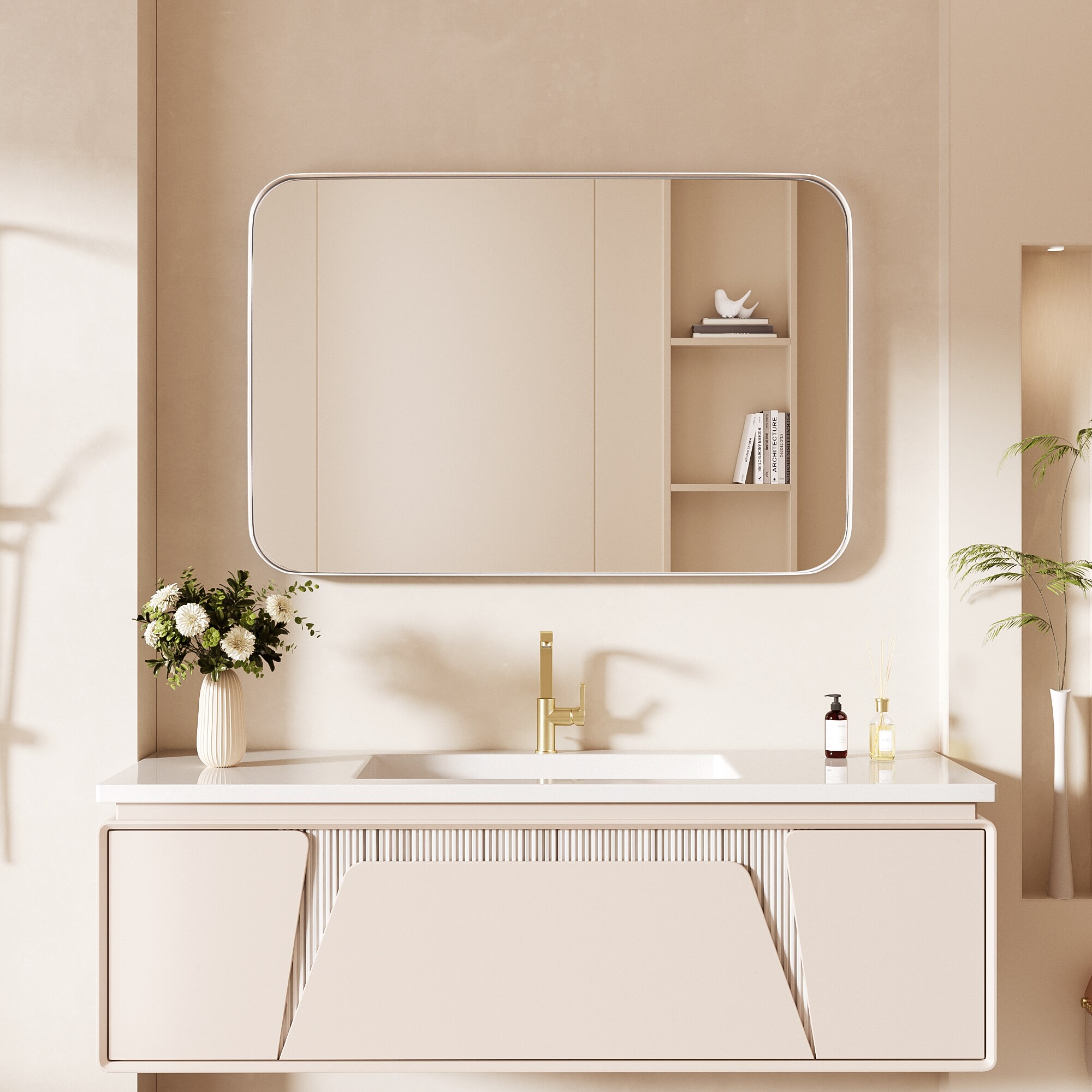 LOVMOR Y-TM2436-S Framed-Bath-Mirrors - View #4