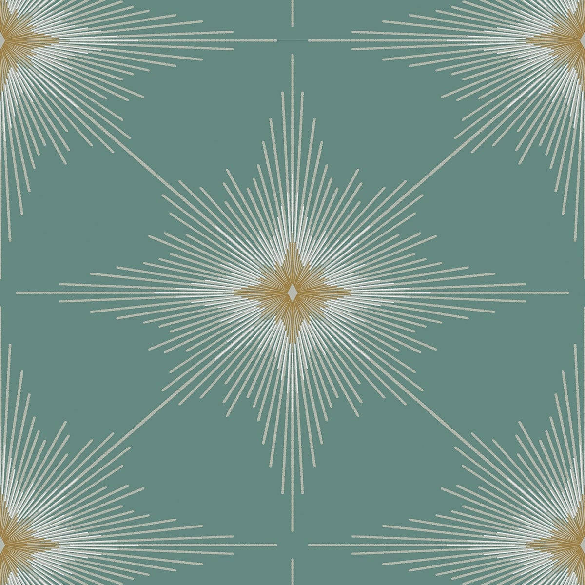 Seabreeze Blue Green Vinyl Geometric Peel and Stick Wallpaper