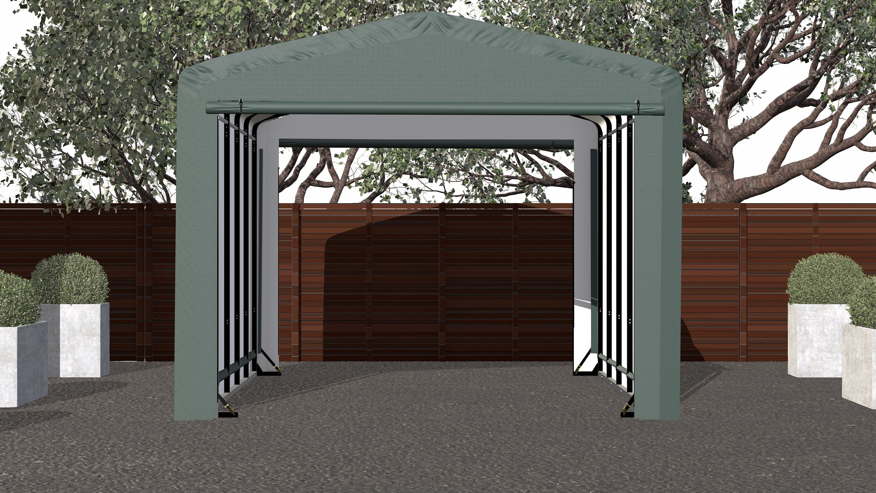 ShelterLogic SQAACC0104C01202310 Garage-Buildings - View #2