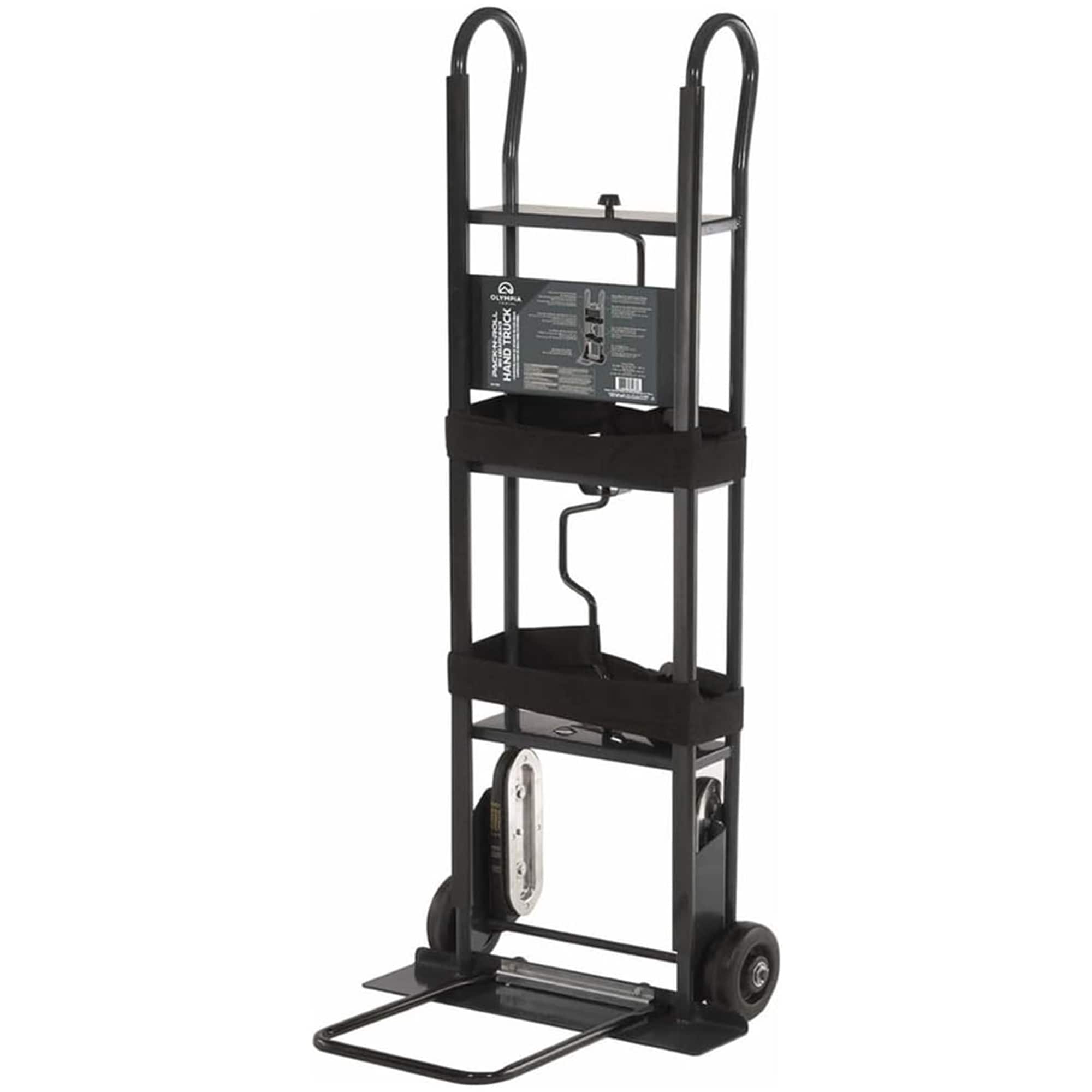 Olympia Tools  800 Lb Hand Truck with Ratchet Straps for Appliances and Furniture