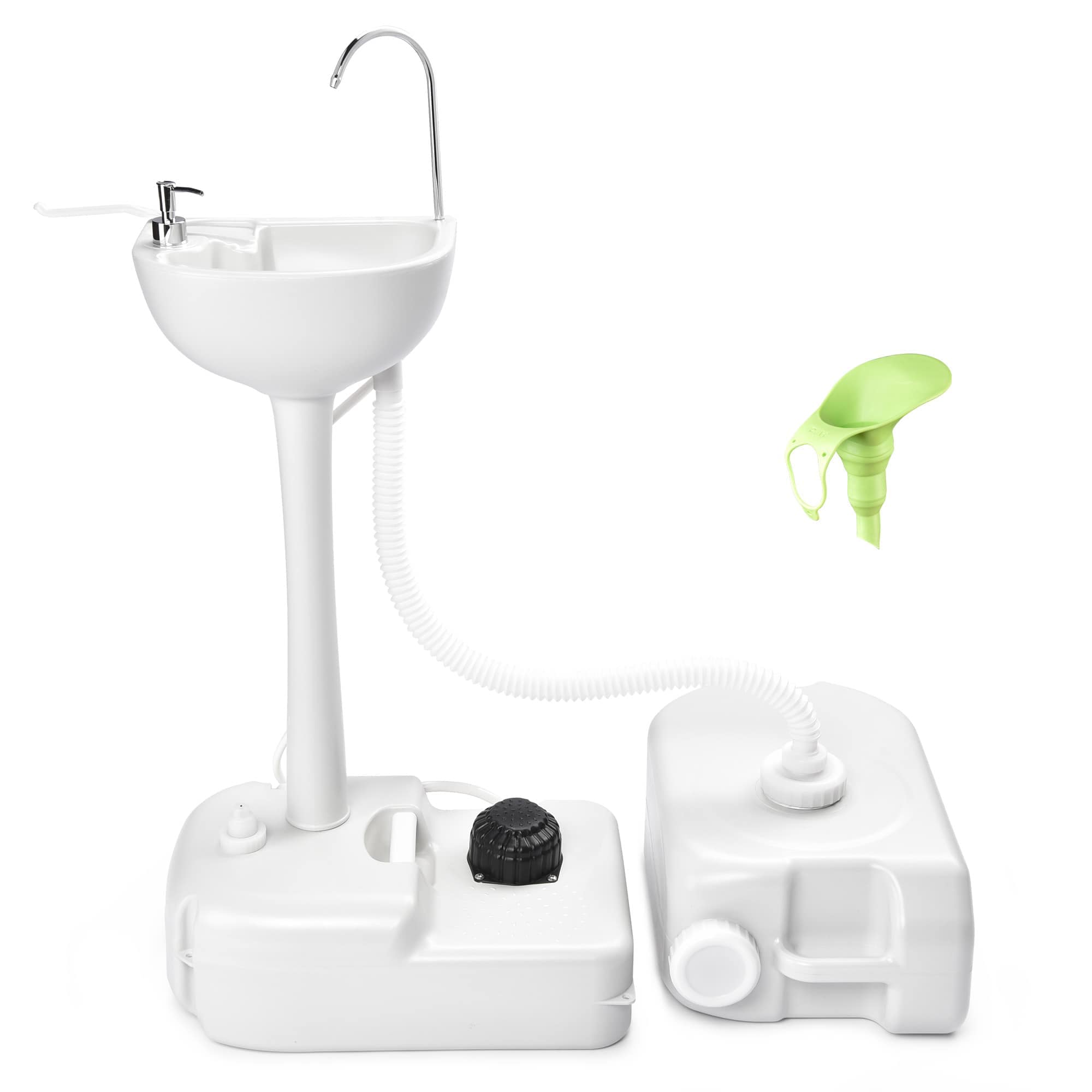 Yescom 17L Portable Sink Hand Wash Station with Pump 24L Water Tank Hand Washing Outdoor Camping #07PHS002-WTT-07-LO