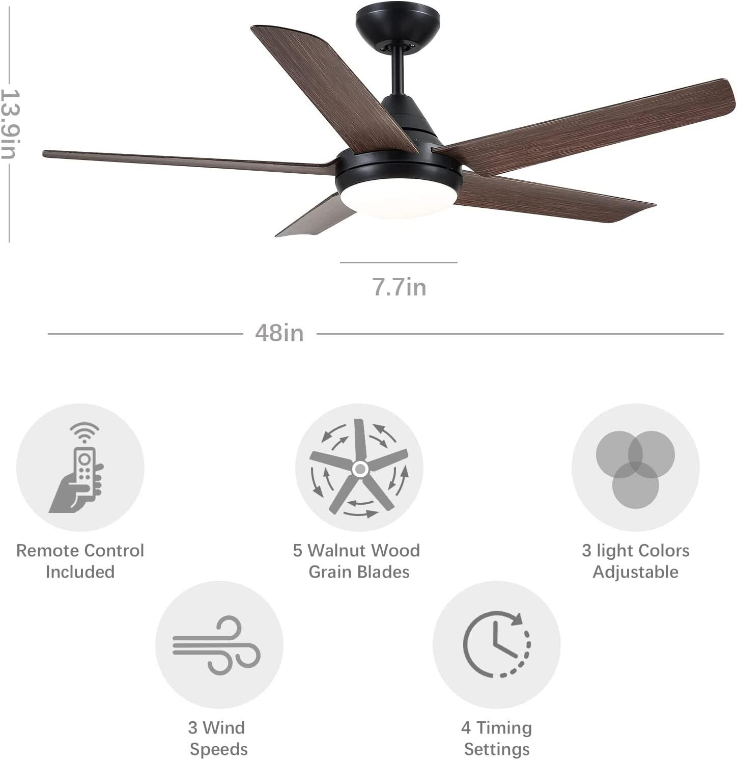  LOCK1108 Ceiling-Fans - View #7