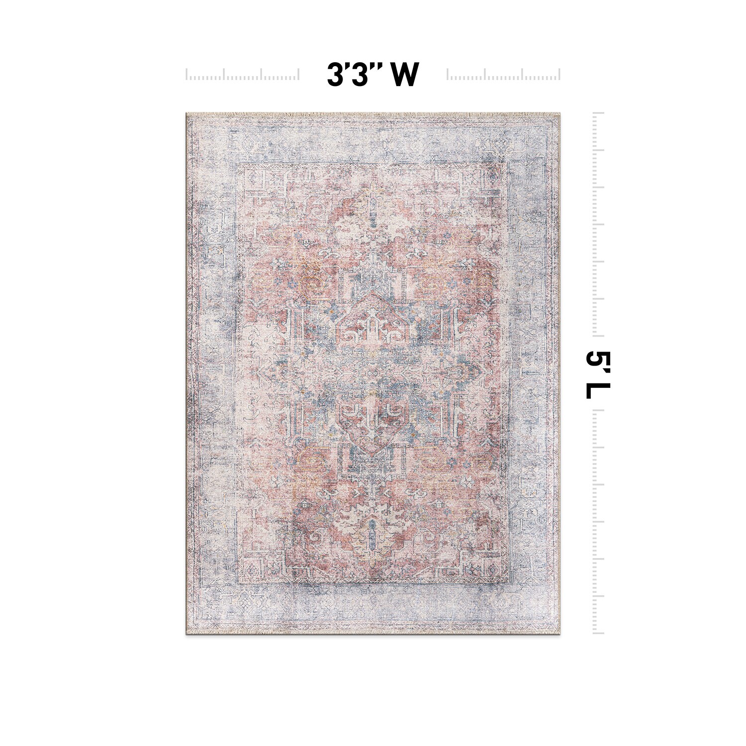 World Rug Gallery 6039RUST3X5 rugs - View #6