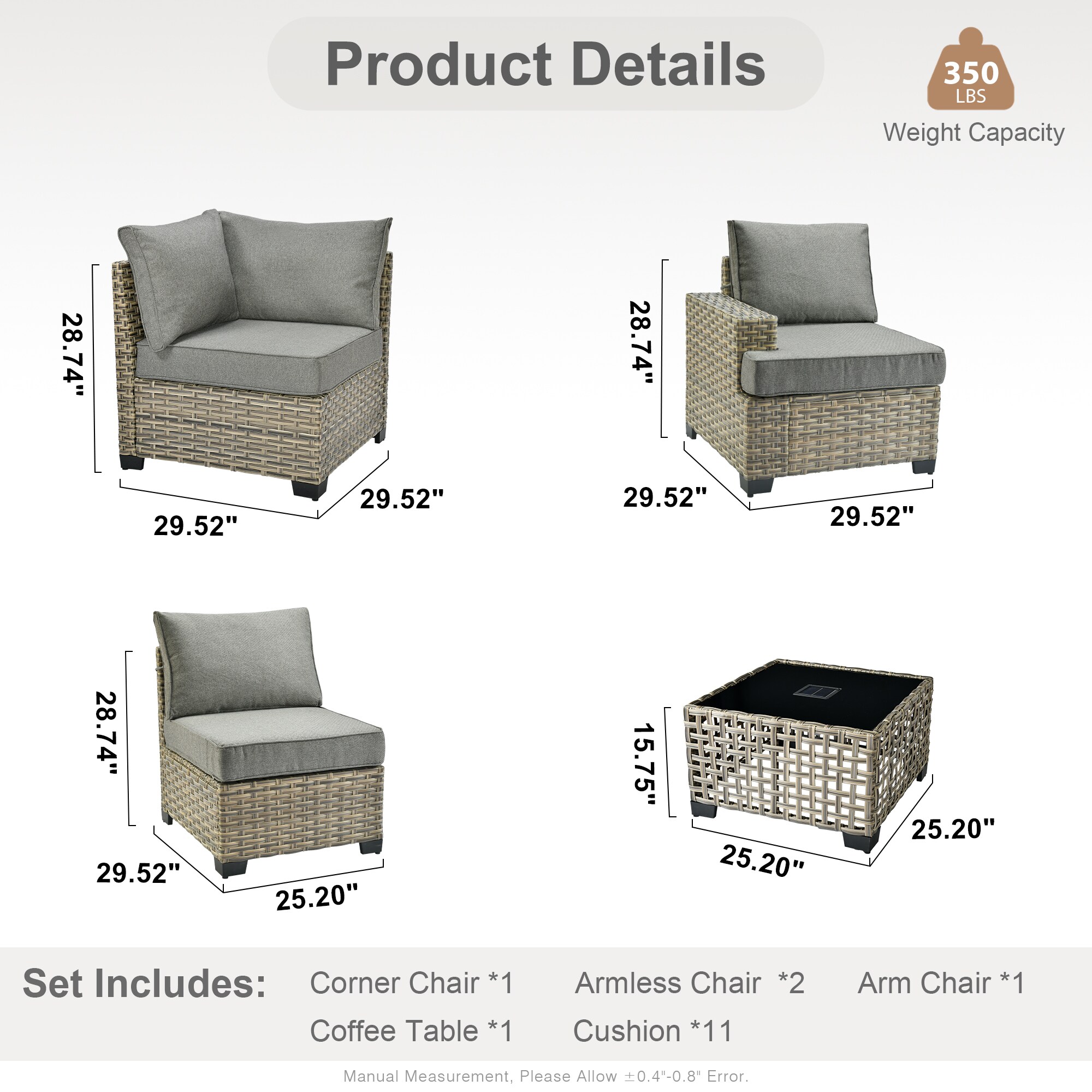 Caodoc L5-TBS206-1 Patio-Sofas-Daybeds - View #6