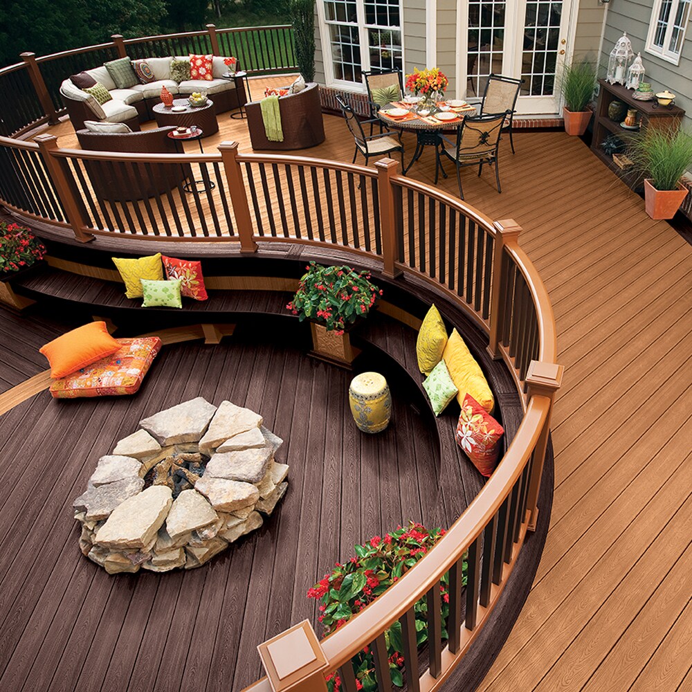 Trex Transcend 20-ft Vintage Lantern Square Composite Deck Board in the ...