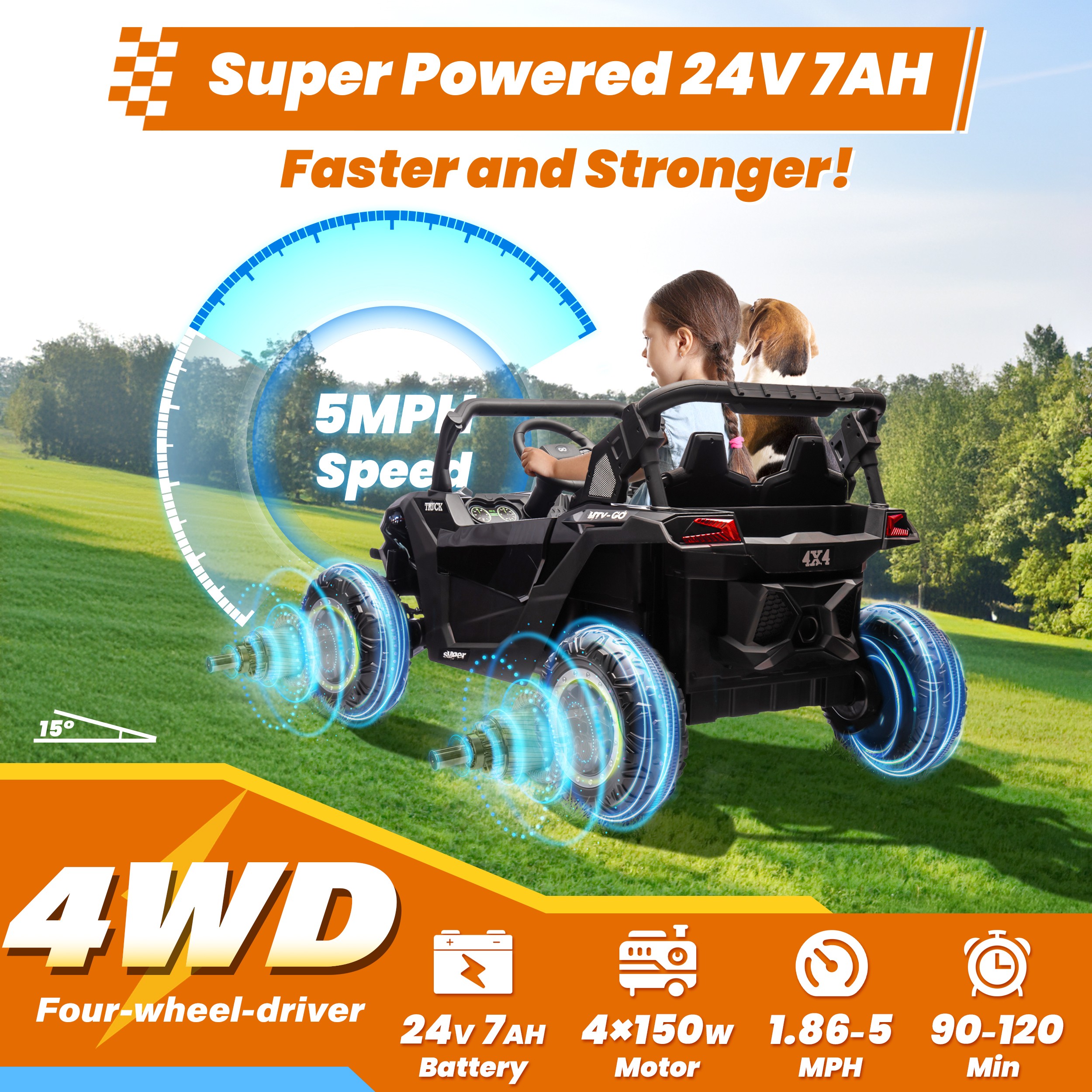JOYRACER ATV2401BG Play-Toys - View #8