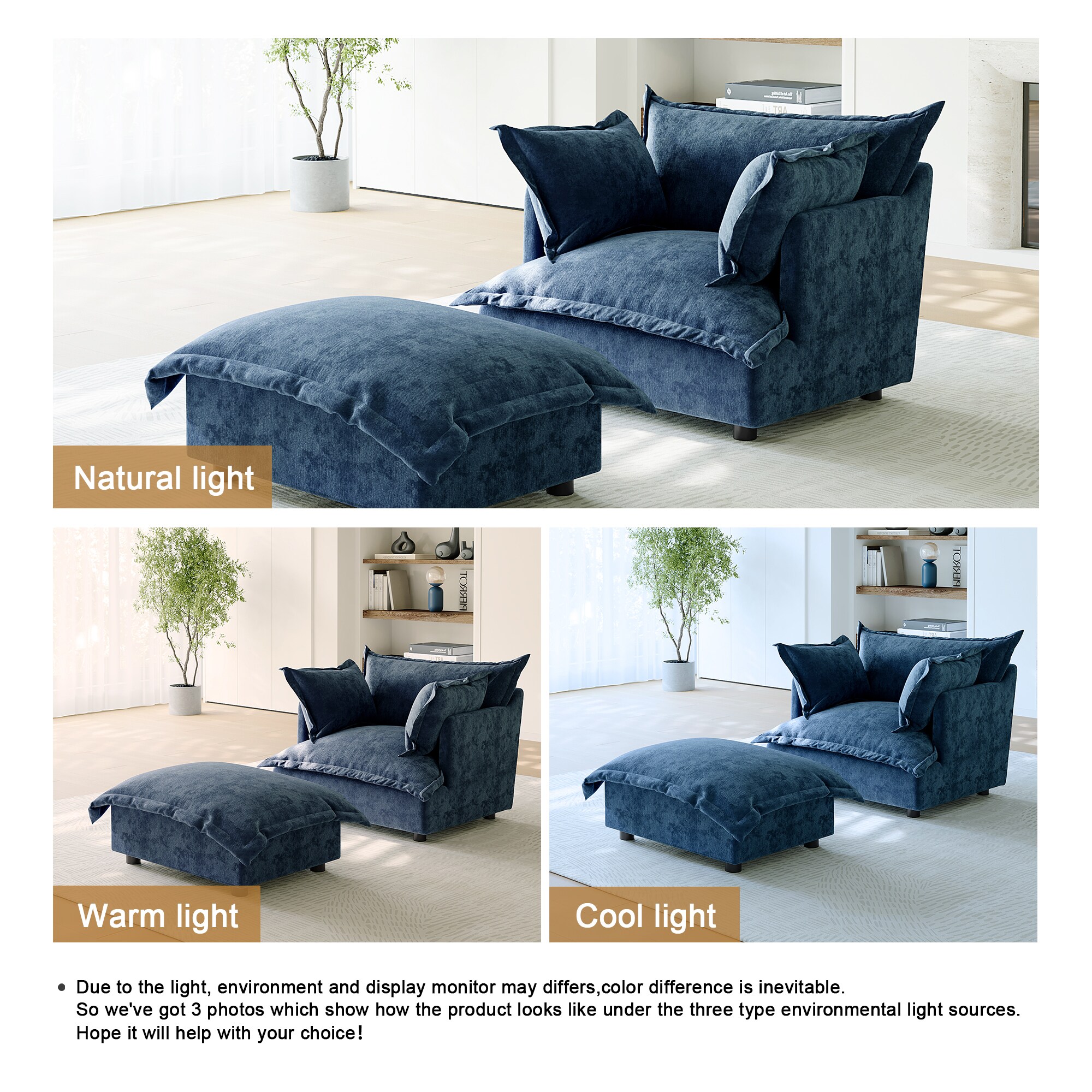 Dreamsidea CS11-NAV-SC-OT Sofas-Loveseats - View #4