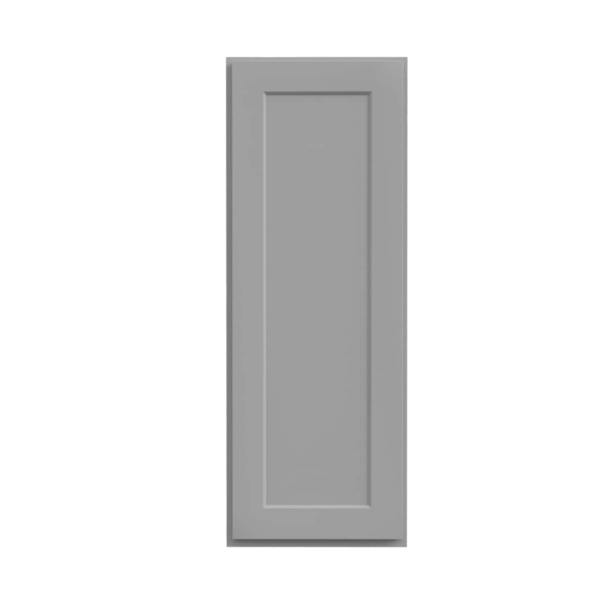 RELIABILT Overlake 15-in W x 42-in H x 12-in D Gray Painted Wall Ready to Assemble (RTA) Plywood Cabinet Recessed Panel Shaker