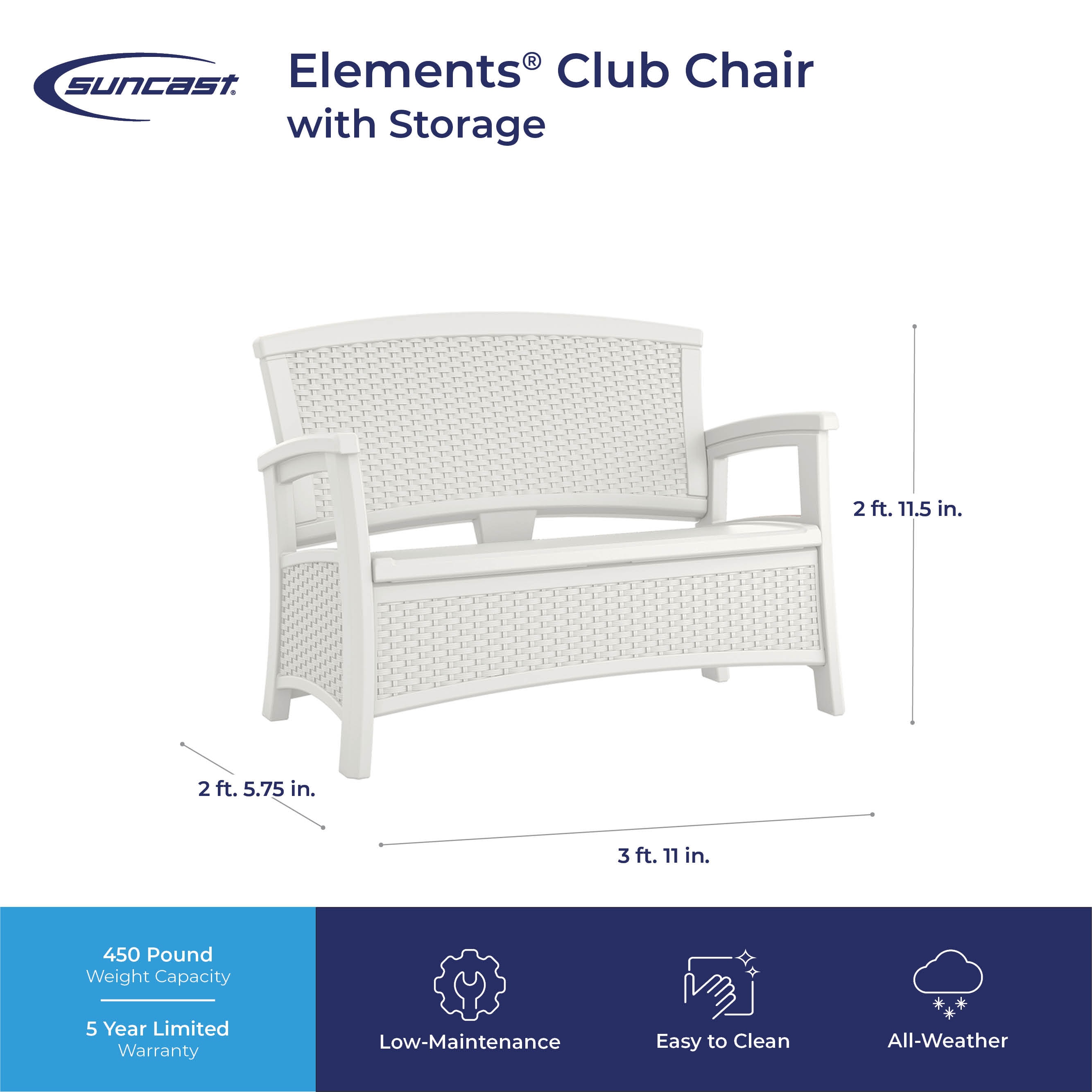 Suncast BMWB5000CB Sofas-Loveseats - View #4