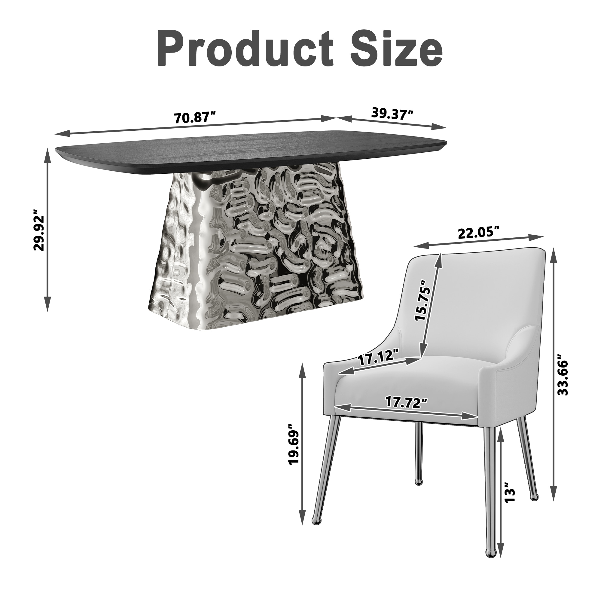 Clihome CL-1676D700GR Dining-Sets - View #6