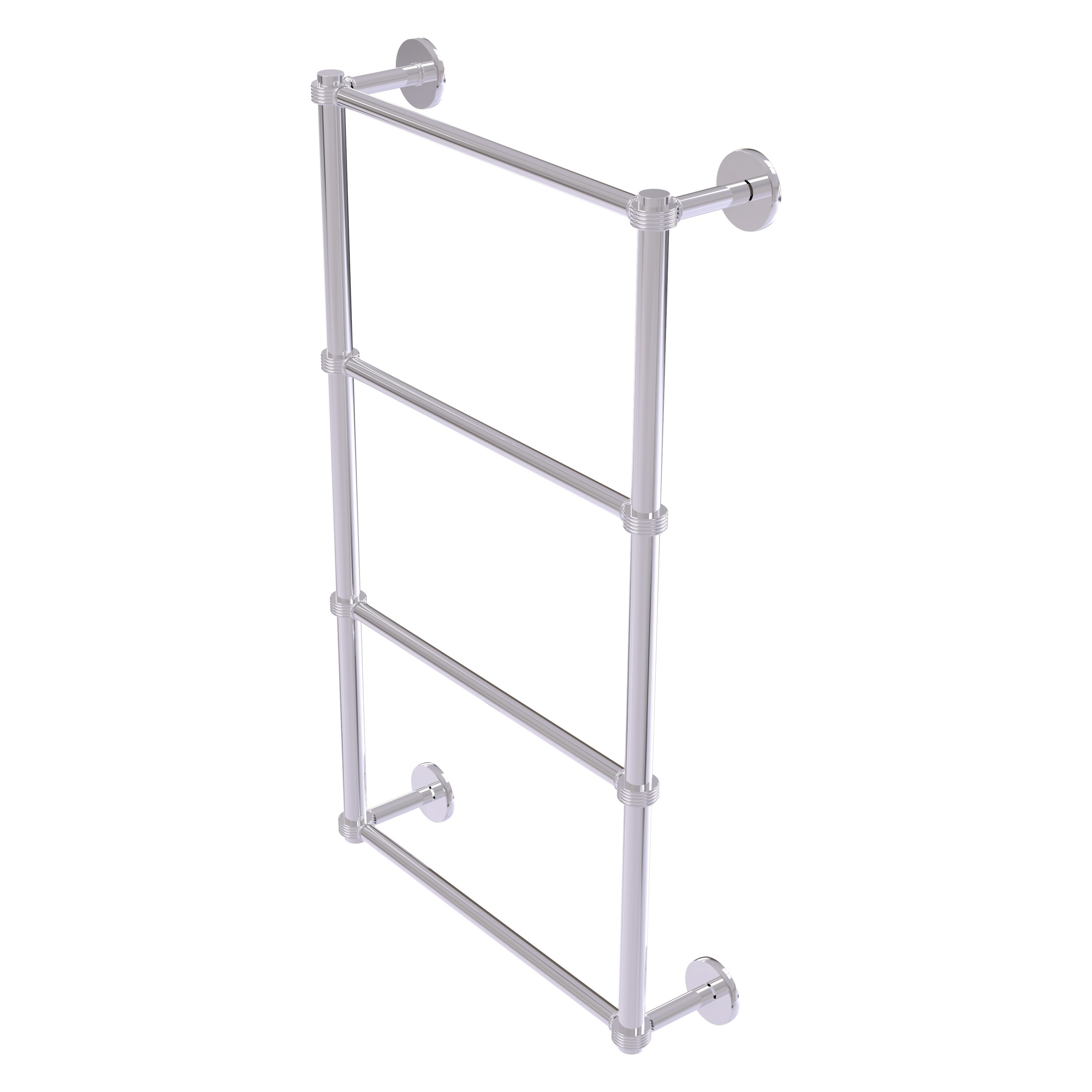 Allied Brass P1000-28G-36-PC Prestige Skyline 36-in double Polished Chrome Wall mount 4-tier Towel Bar