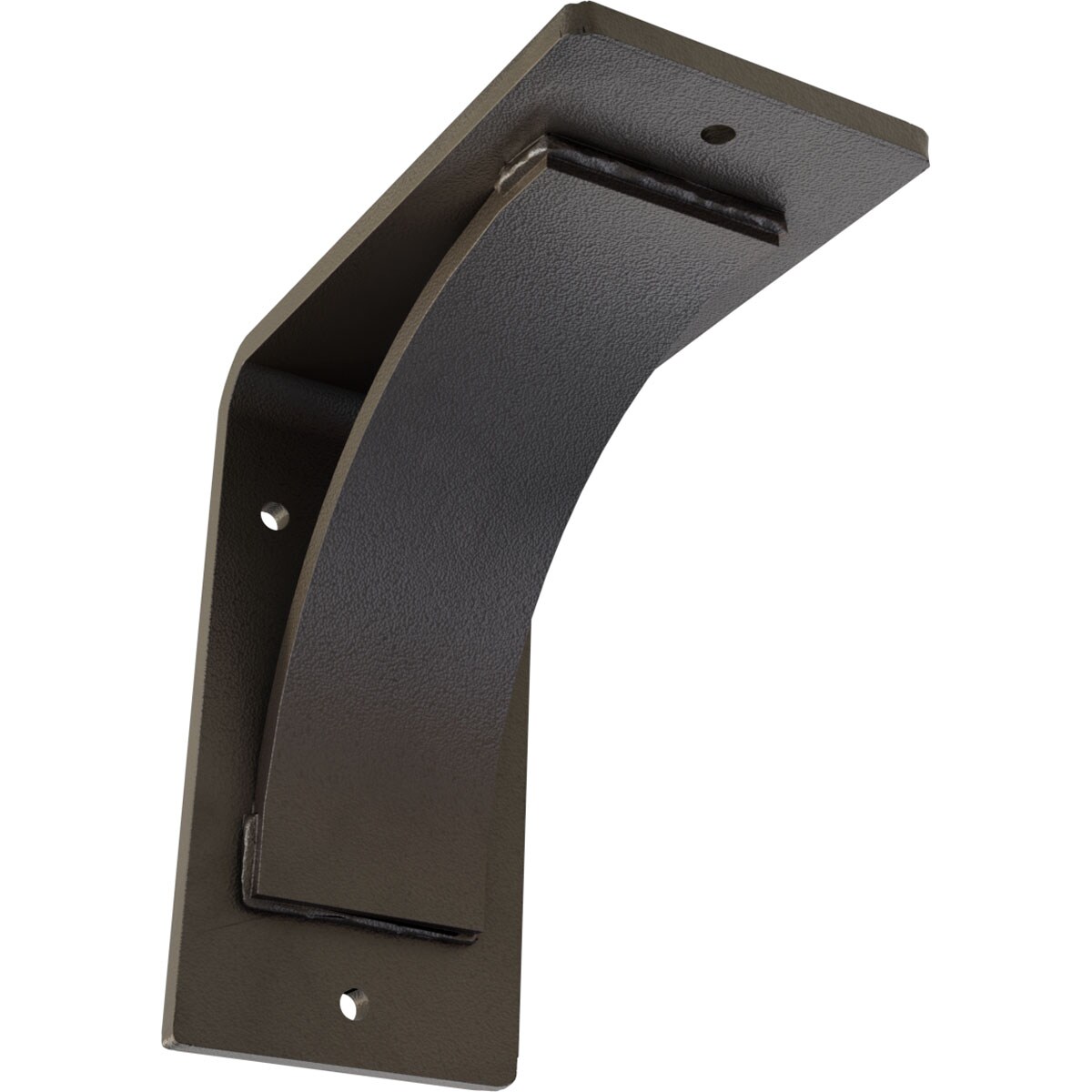 Ekena Millwork BKTM03X06X06MOHDB Morris Morris 6-in x 3-in x 6-in Bronze Steel Mounting bracket