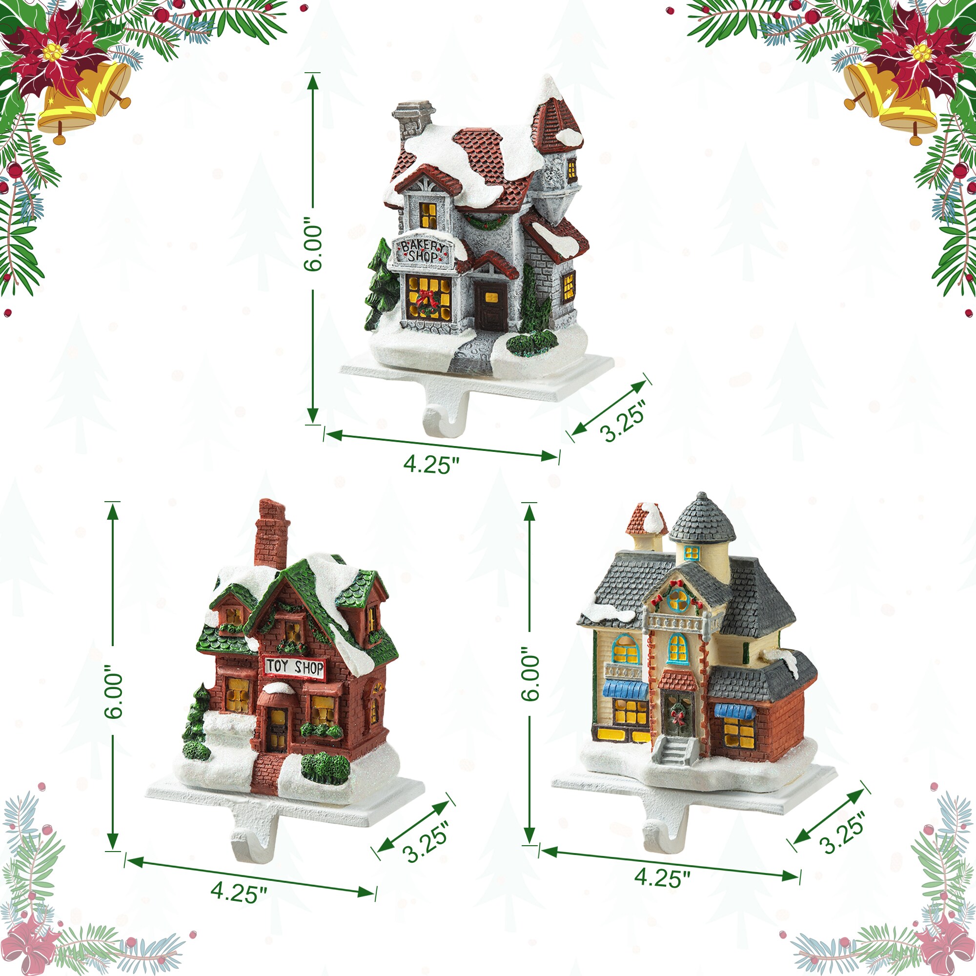 Glitzhome 2005000072 Holiday-Hooks-Hangers-Holders - View #7