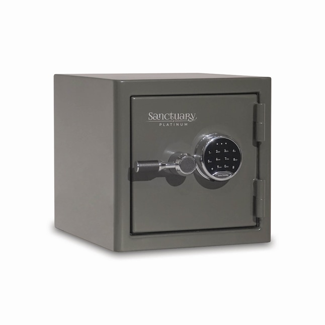 Sanctuary Platinum Series 1.02 CuFt. Capacity Fire/Waterproof Safe with Illuminated E-Lock Sanctuary Platinum Series 1.02 CuFt. Capacity Fire/Waterproof Safe with Illuminated E-Lock