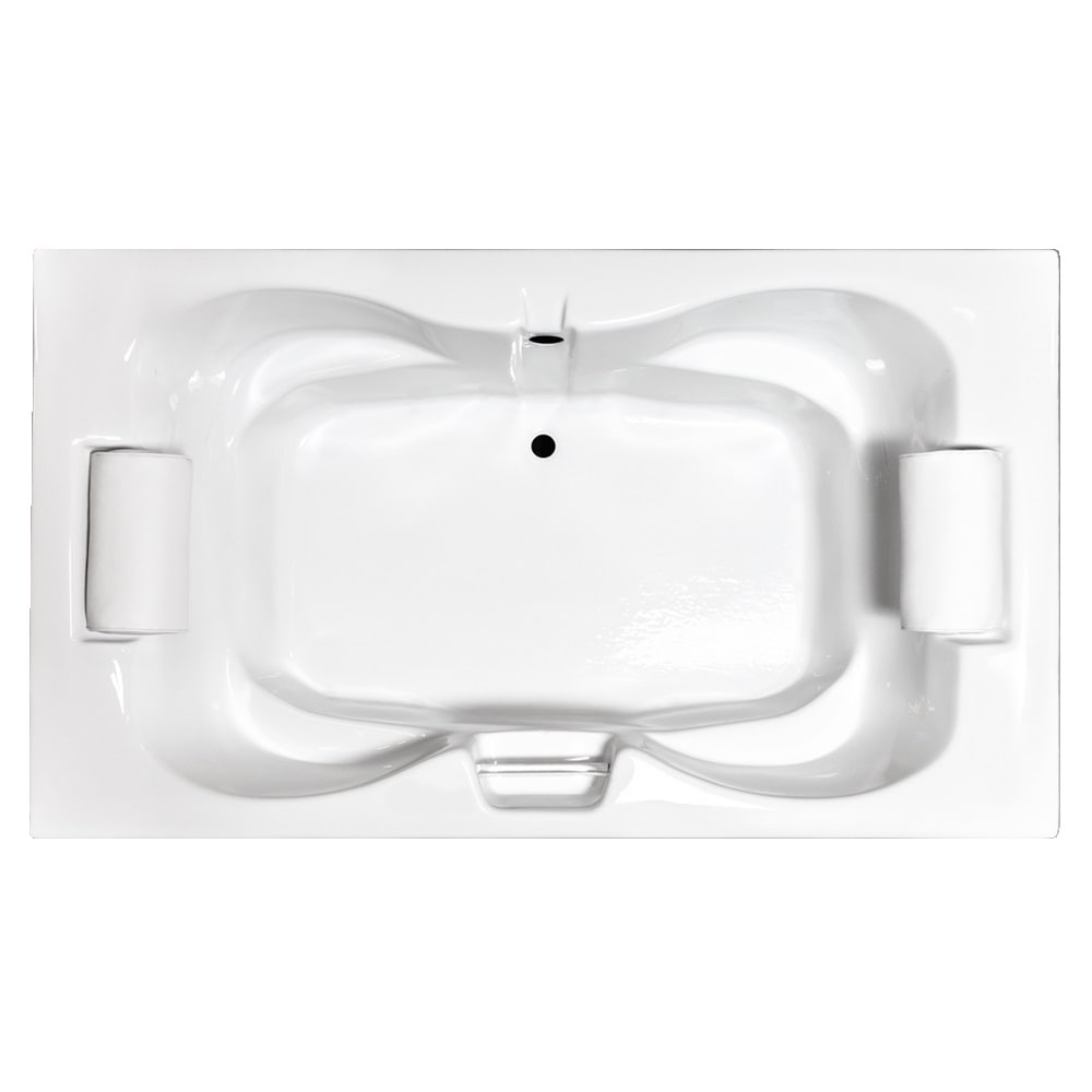 343px x 343px - Laurel Mountain Seneca ll 41.75-in x 71.75-in White Acrylic Hourglass  Drop-In Soaking Bathtub (Center Drain) in the Bathtubs department at Lowes. com