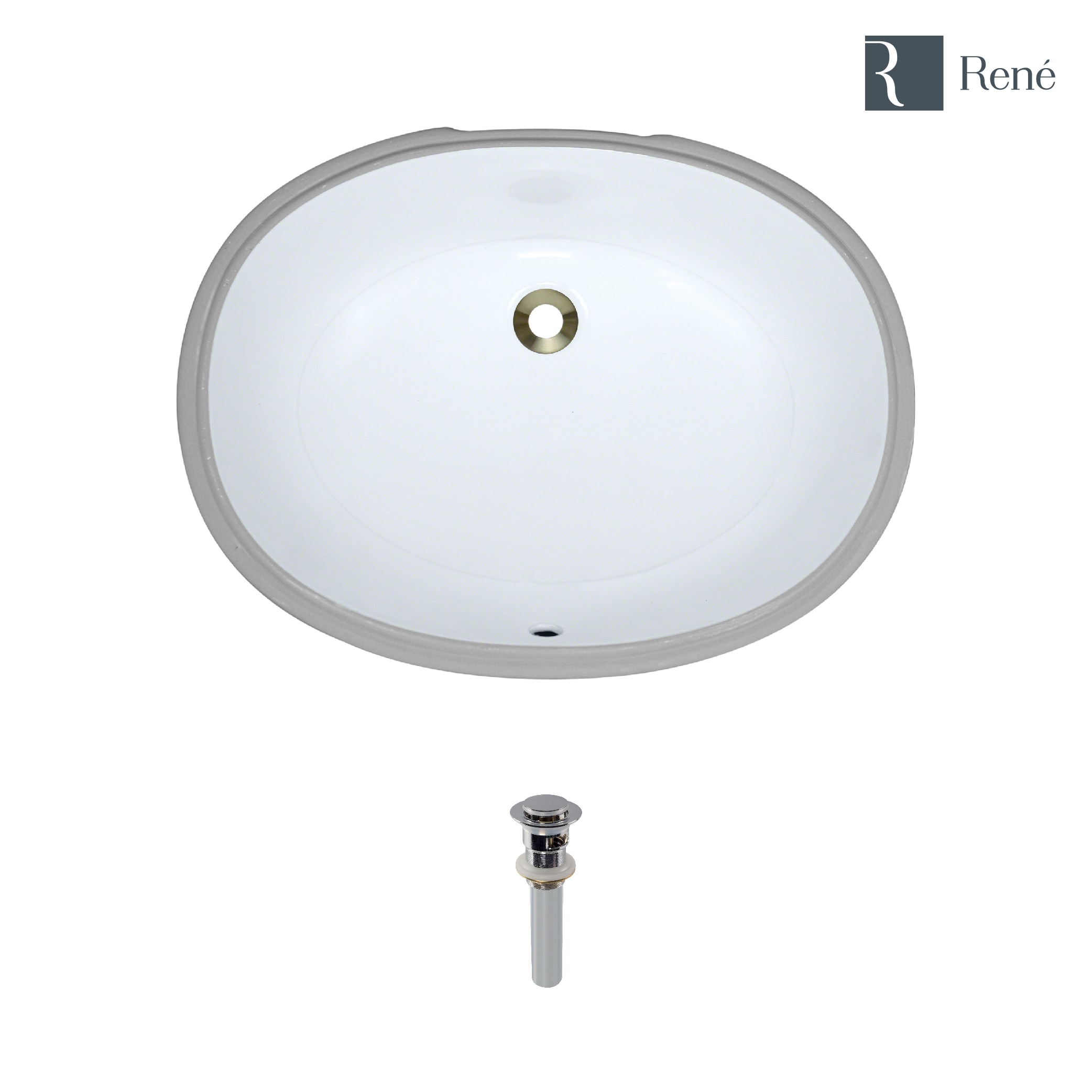 Rene R2-1005-W-PUD-C Bath-Sink - View #2
