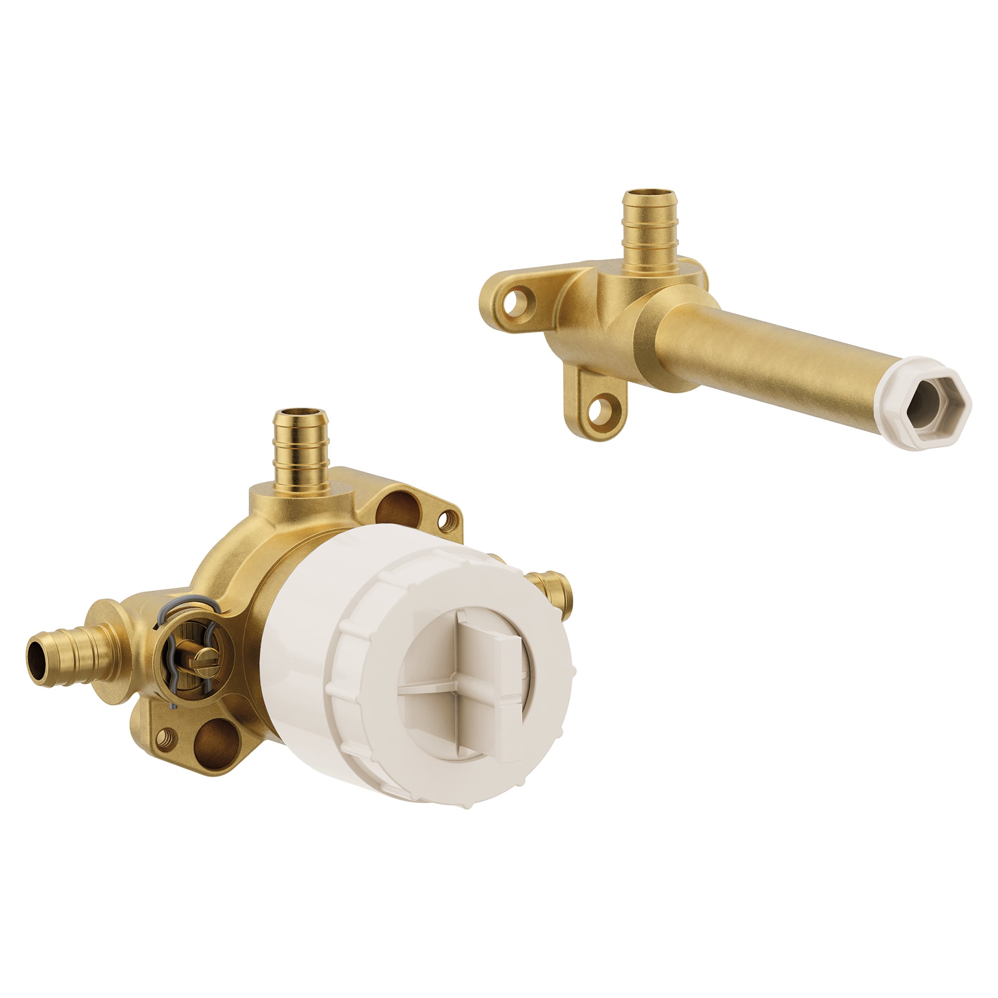Moen WMV130XS 1/2-in Brass PEX x PEX Wall faucet valve